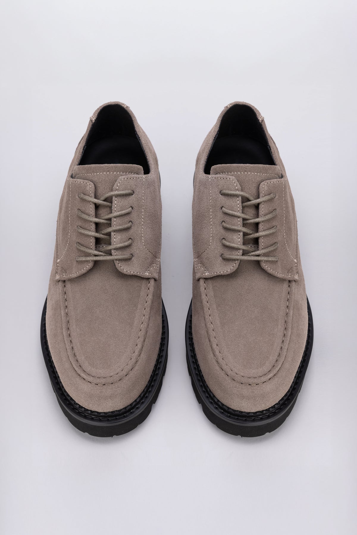 Chunky Suede Lace-Ups