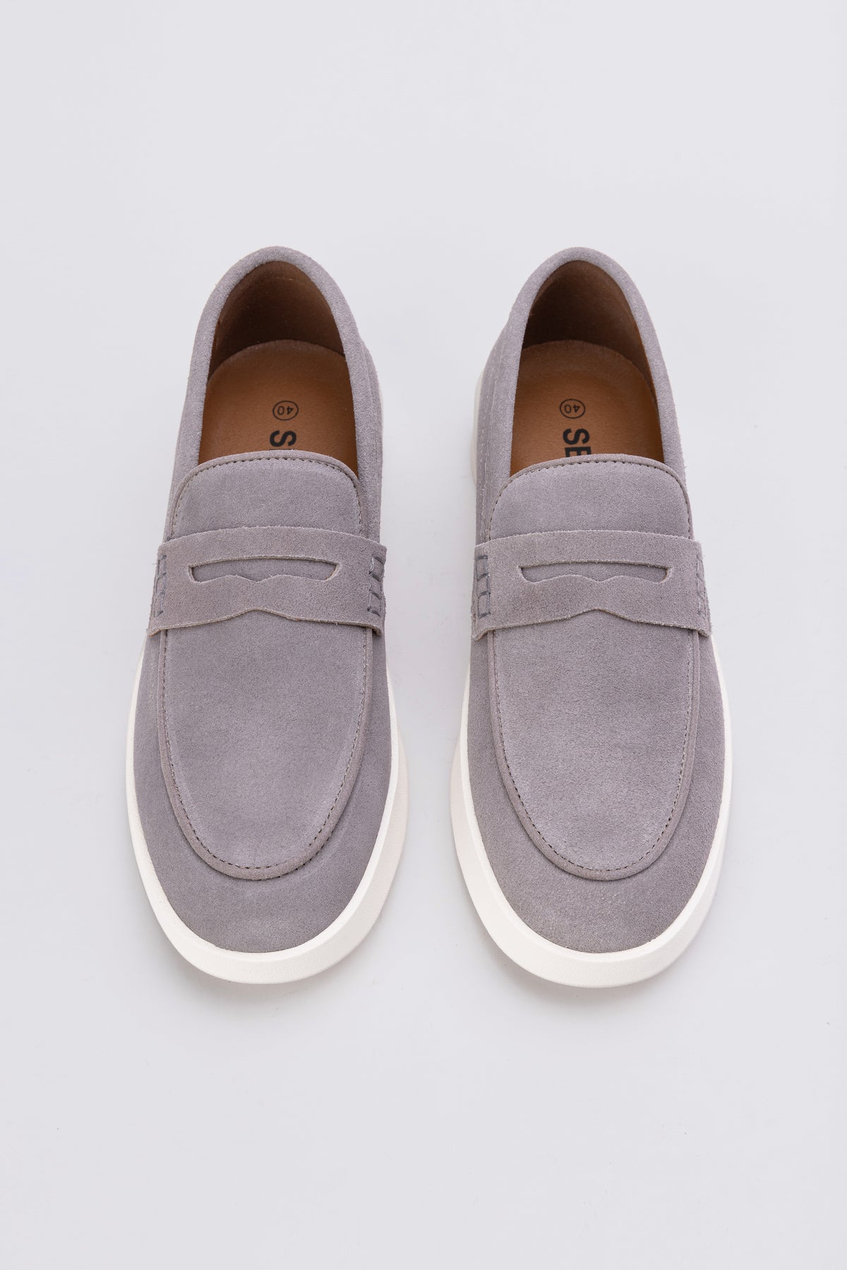 Suede Platform Loafers