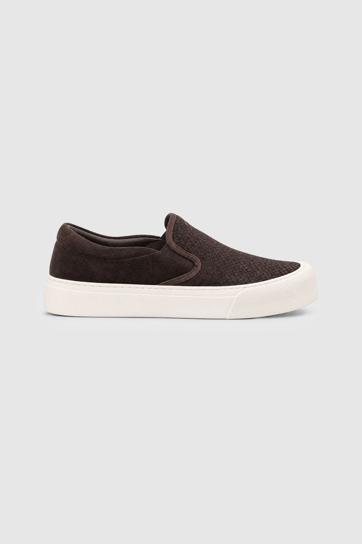 Chunky Suede Slip-On Sneakers