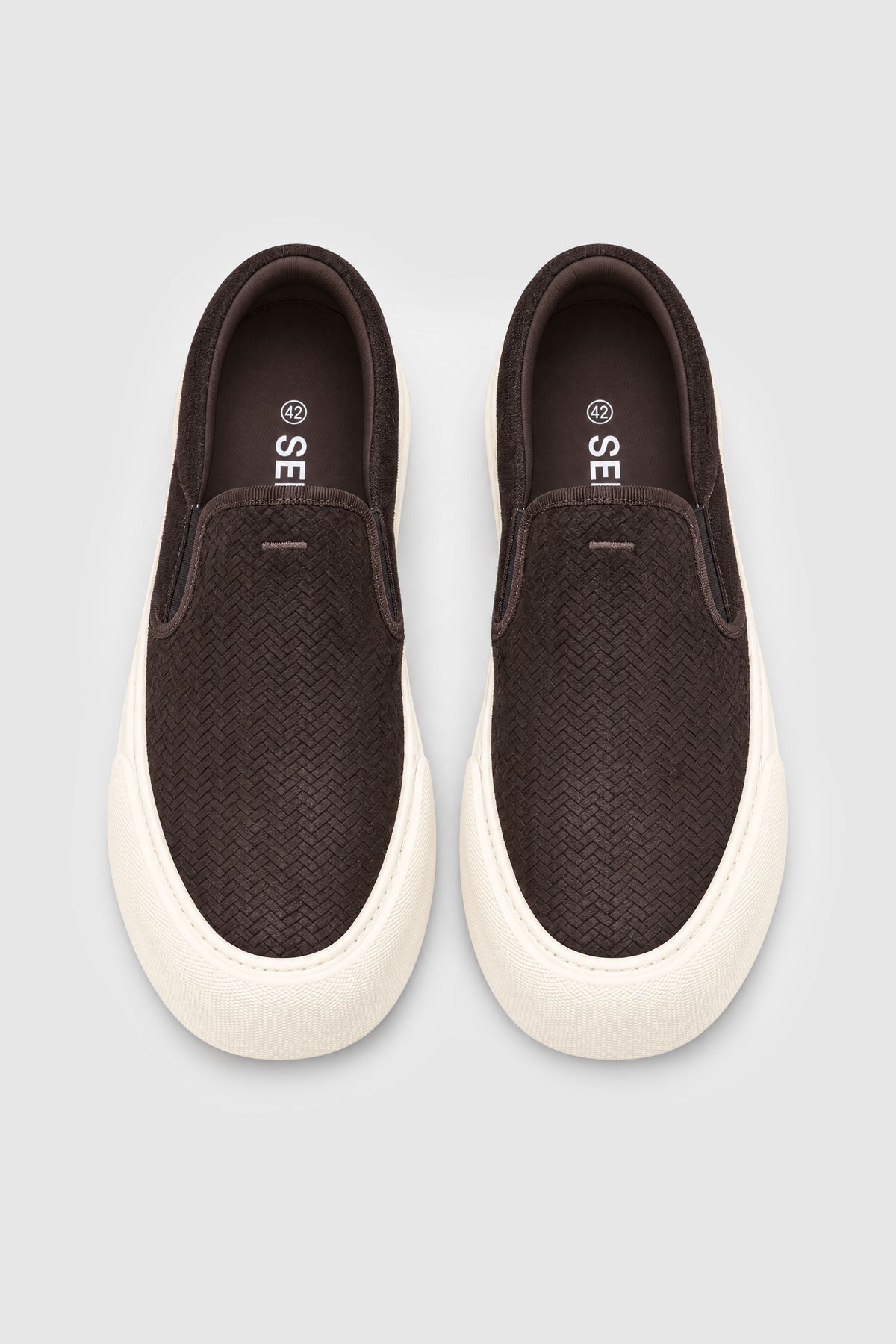 Chunky Suede Slip-On Sneakers