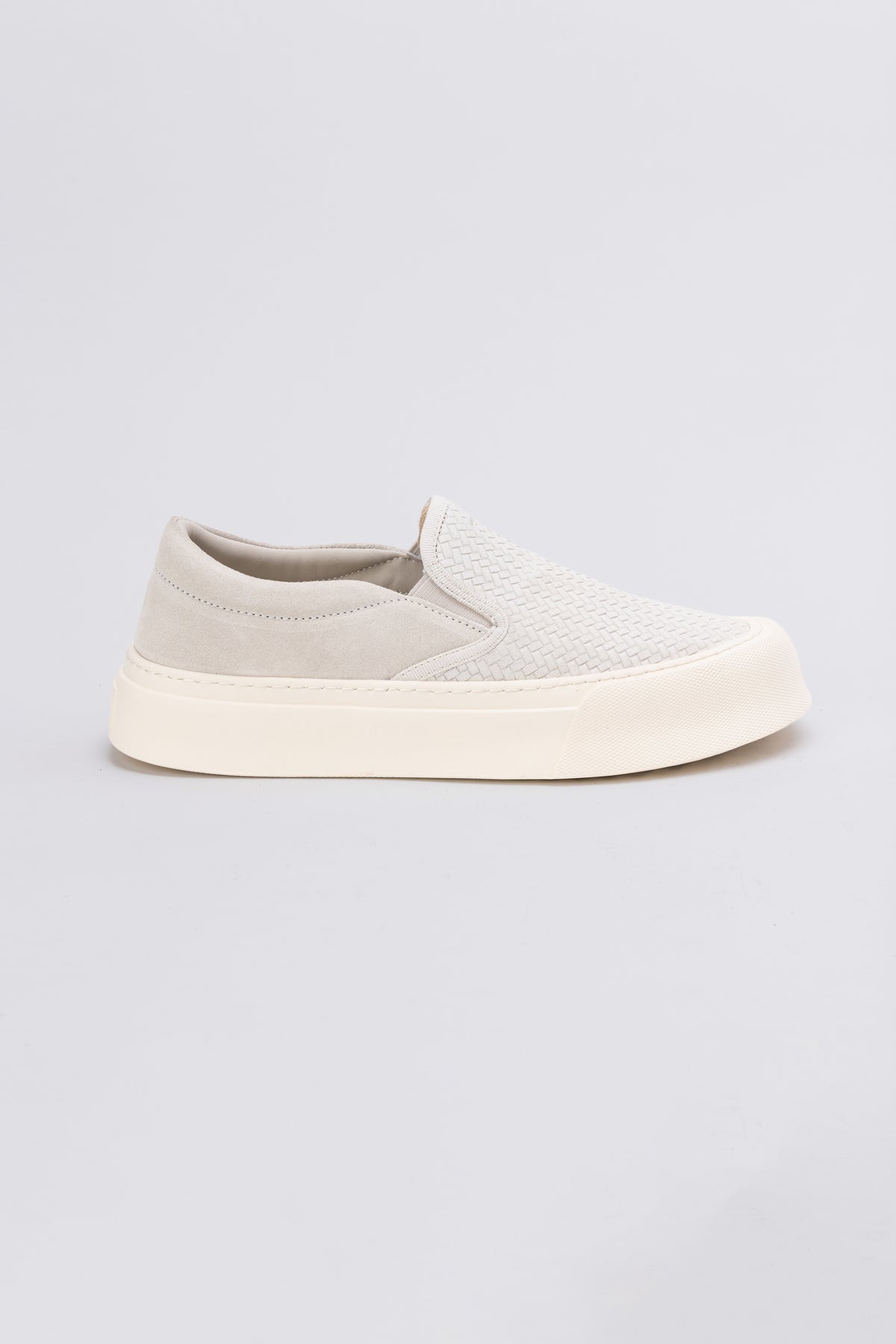 Chunky Suede Slip-On Sneakers
