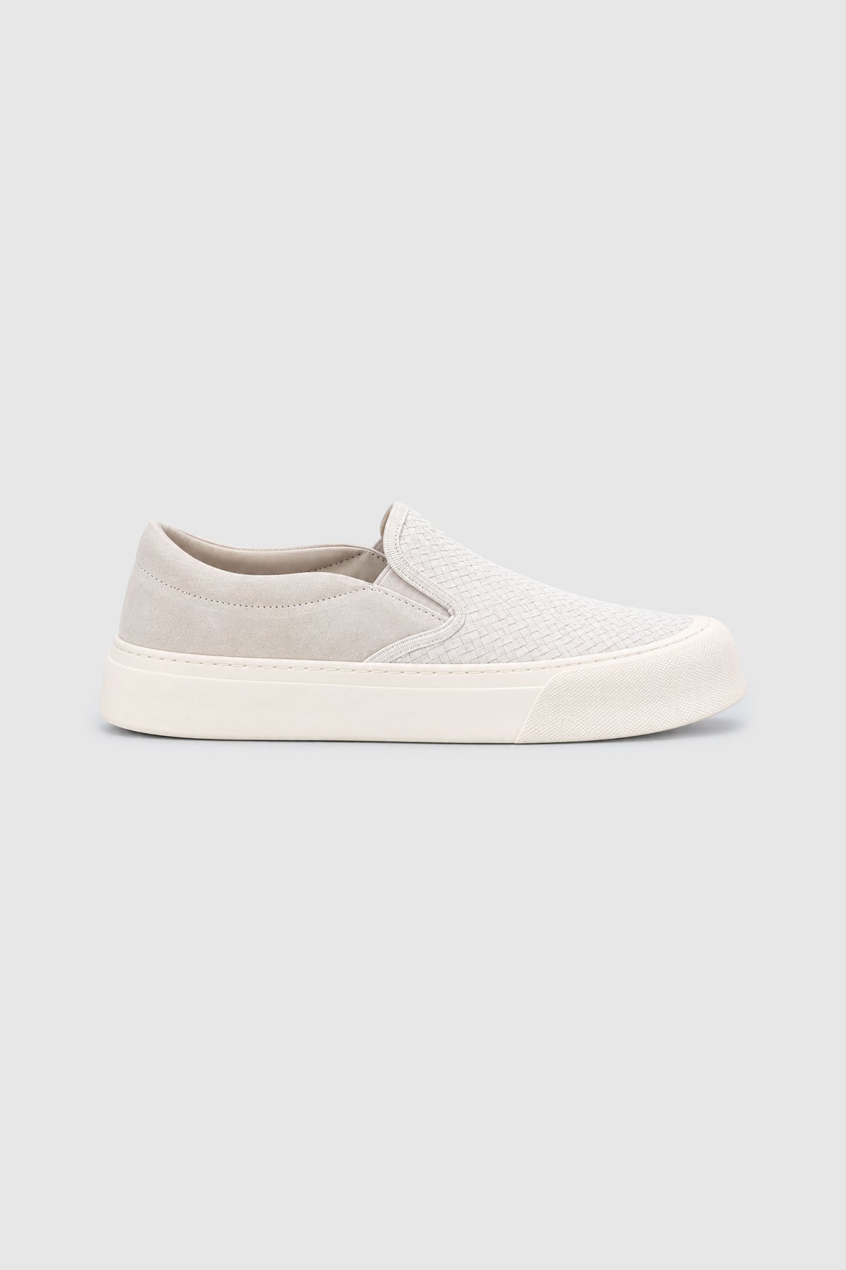Chunky Suede Slip-On Sneakers