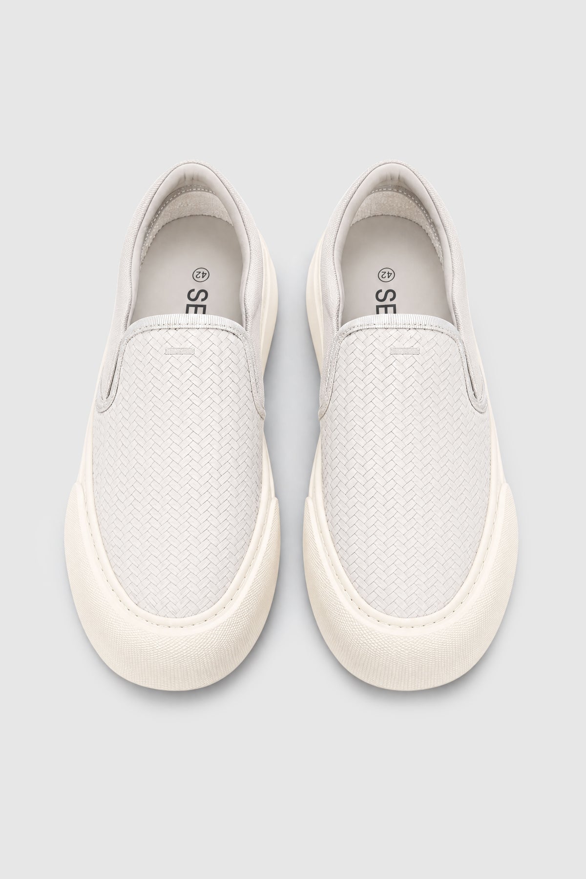 Chunky Suede Slip-On Sneakers