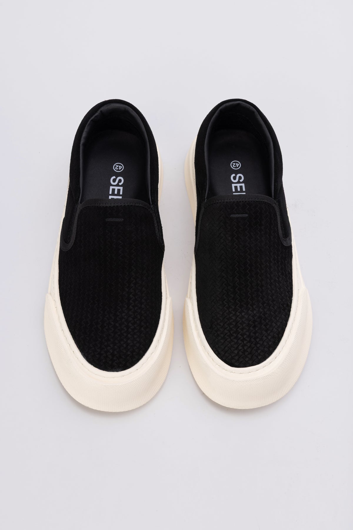 Chunky Suede Slip-On Sneakers