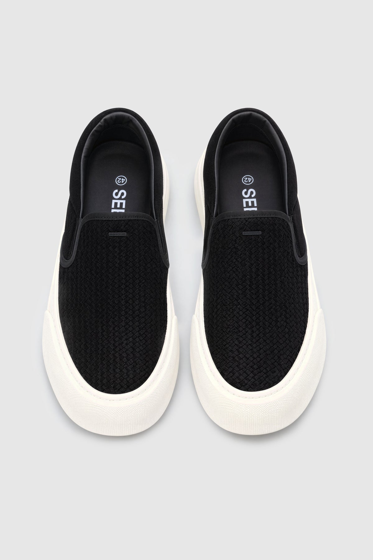 Chunky Suede Slip-On Sneakers