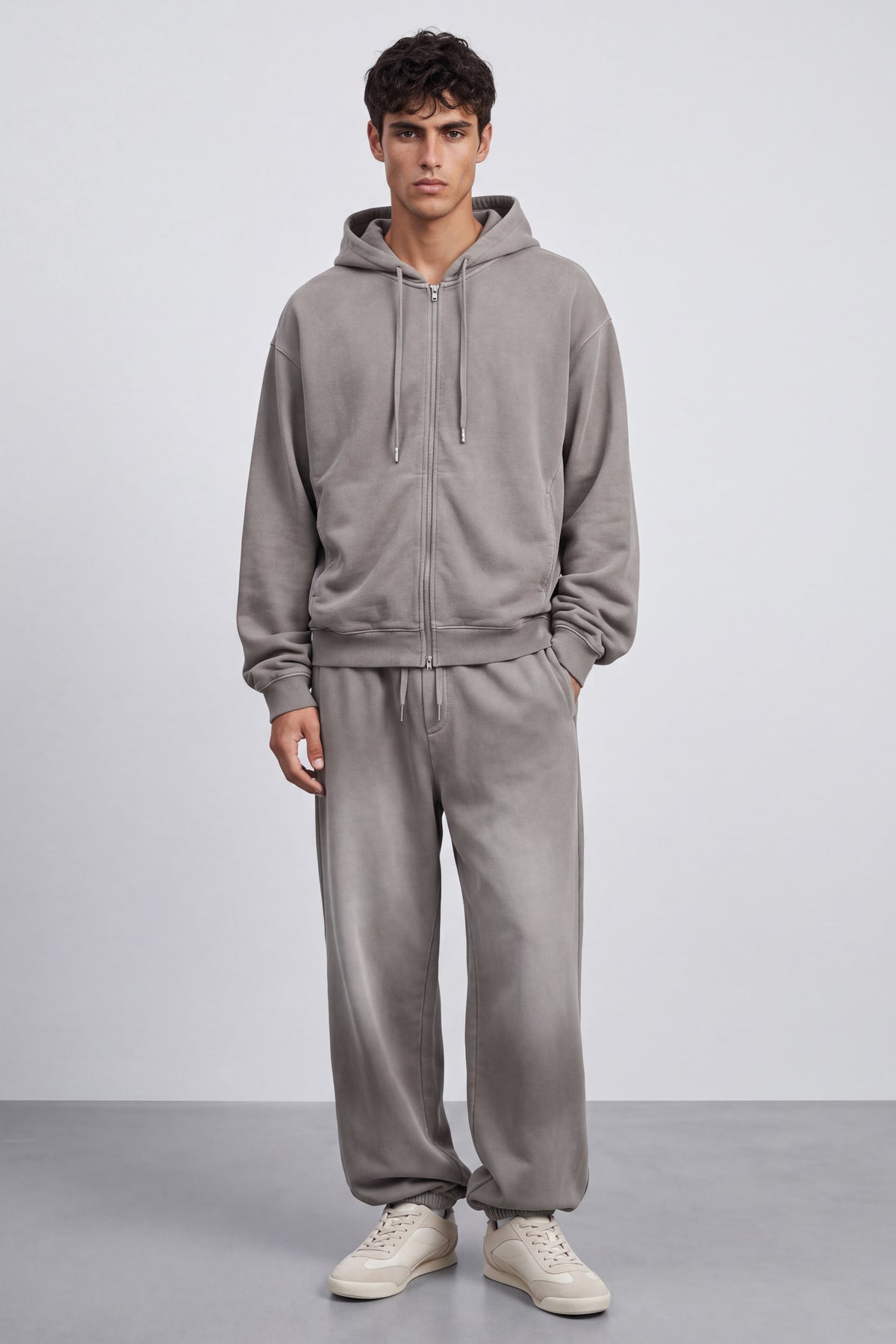 Oversized Zip-Up Hoodie