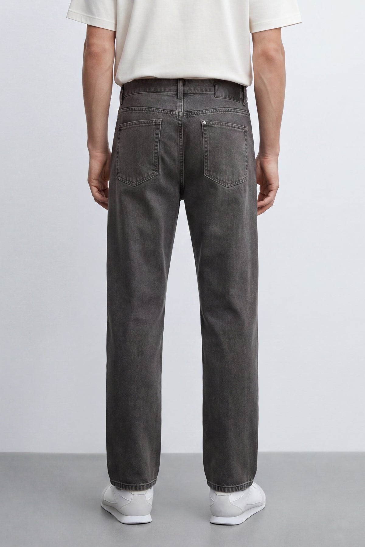 Straight Fit Cotton Pants