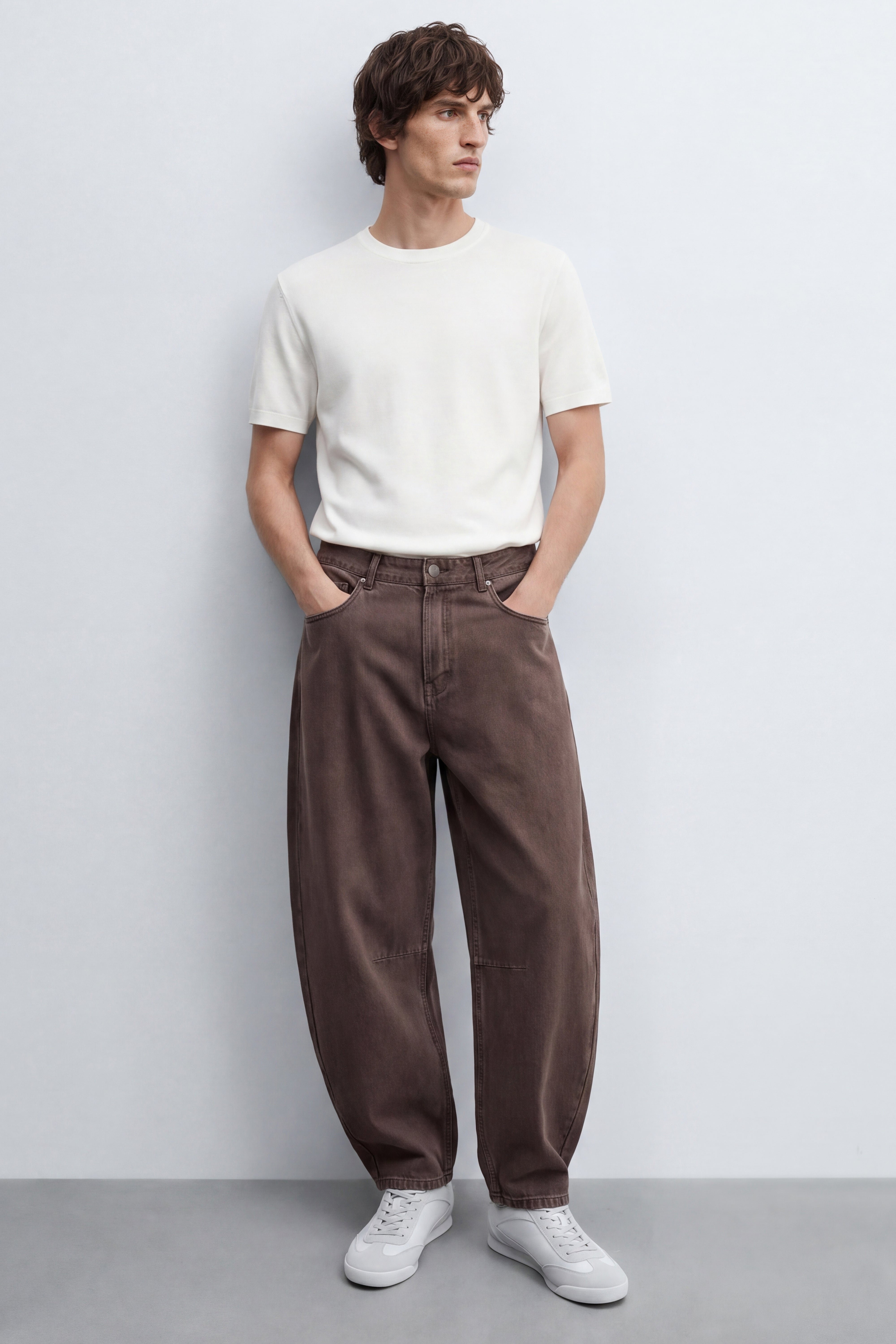 Drill Baggy Fit Trousers