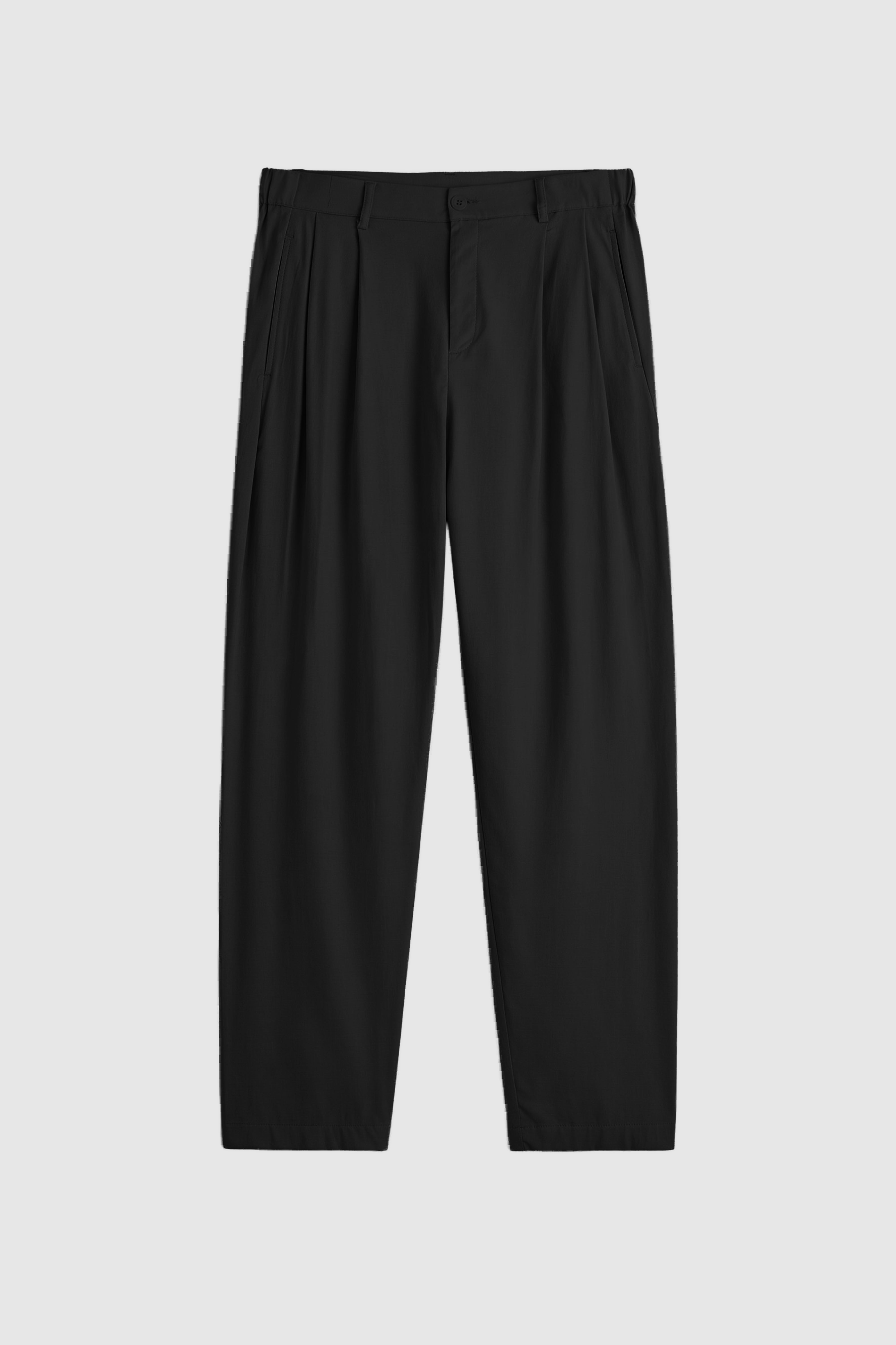 Relaxed Fit Linen-Blend Pants
