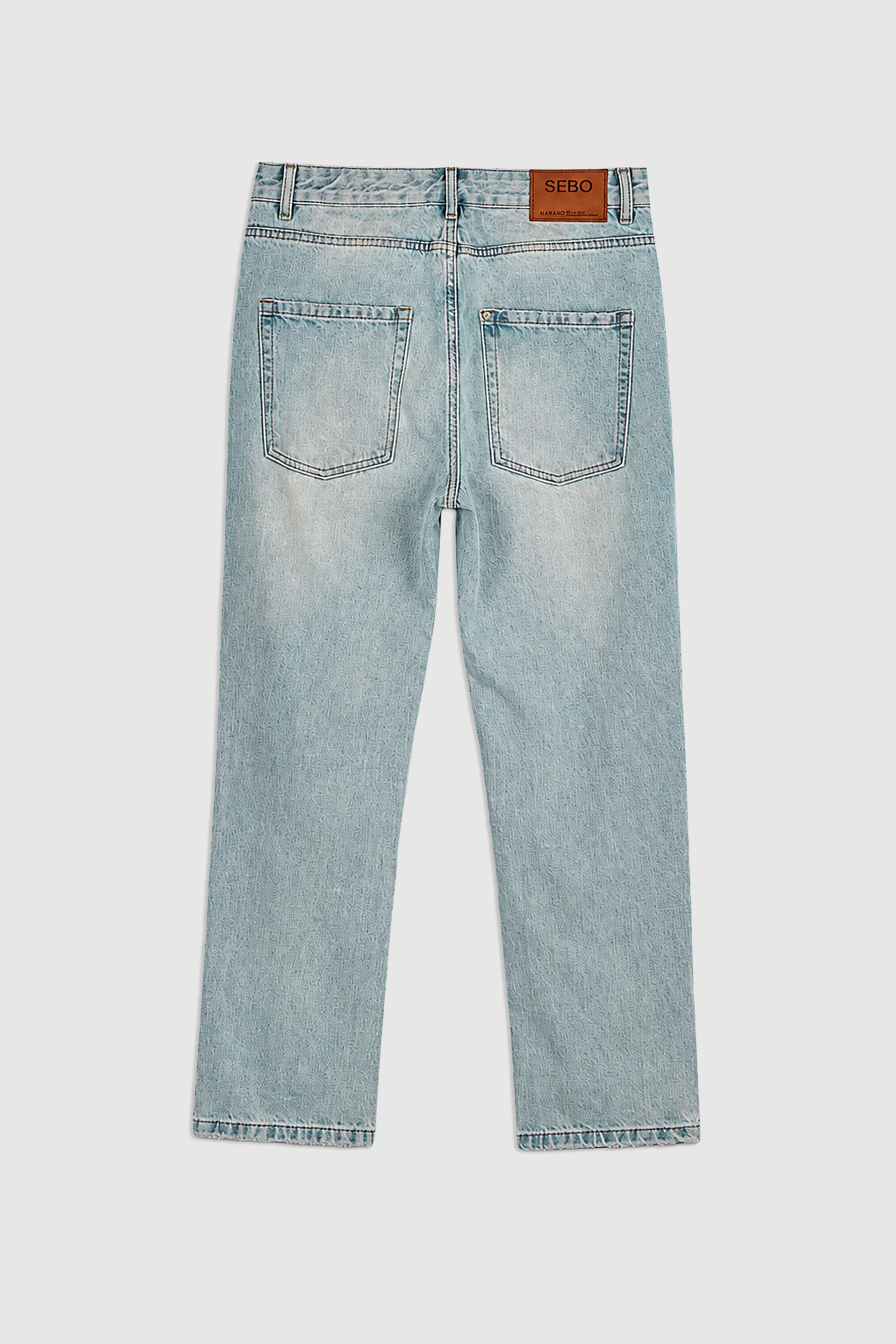 Straight Fit Cotton Jeans