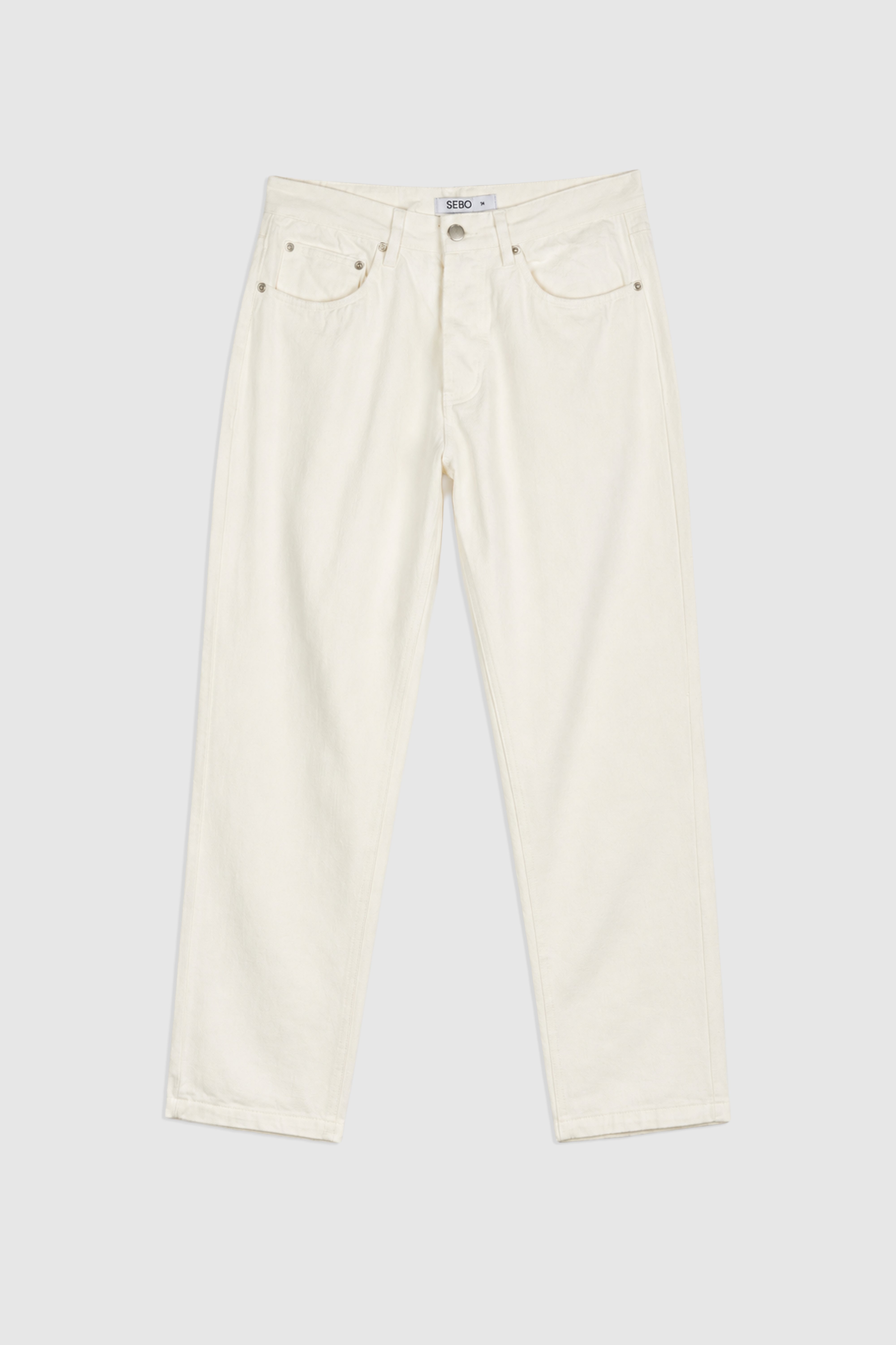Straight Fit Cotton Pants