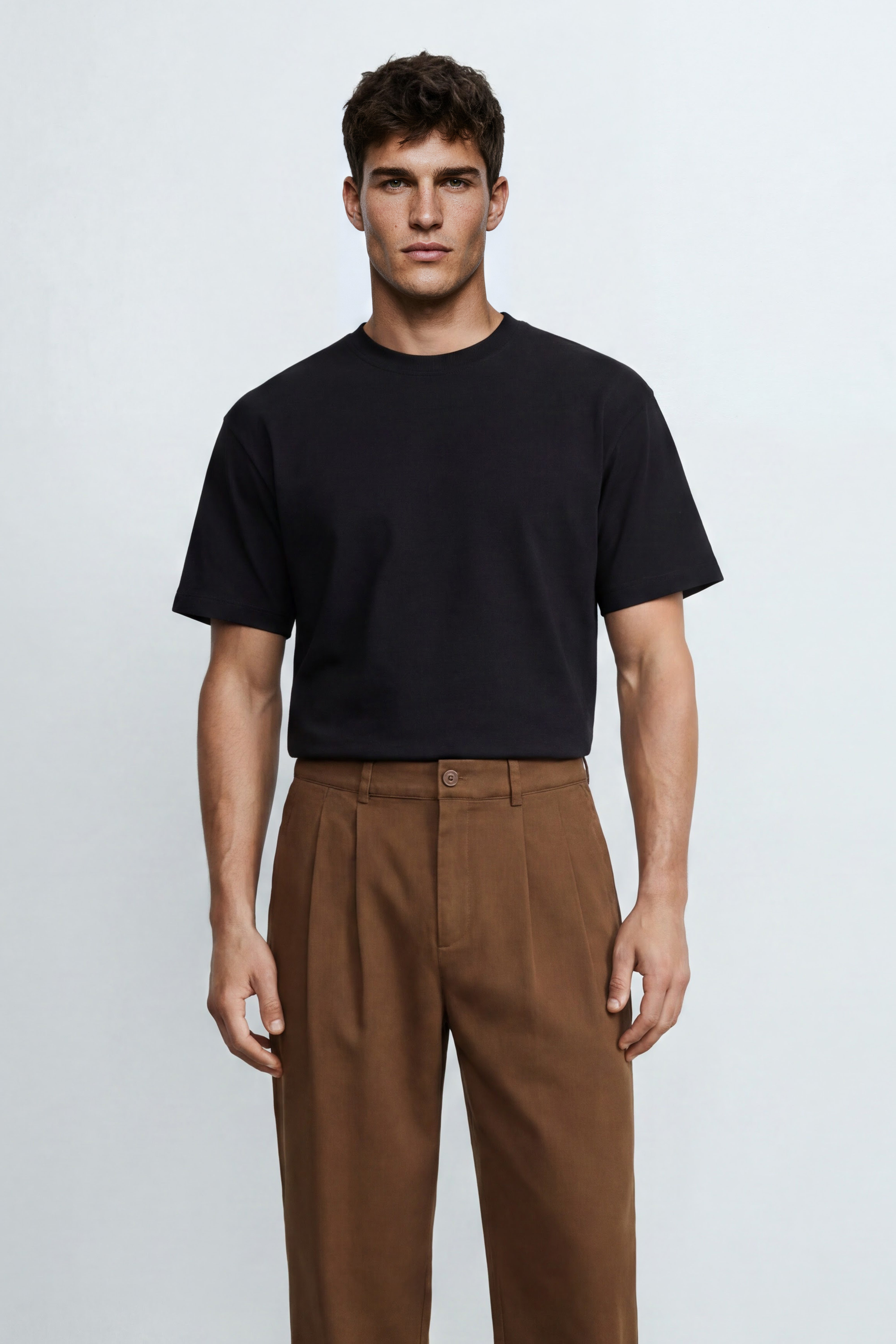 Oversized Cotton Blend T-shirt