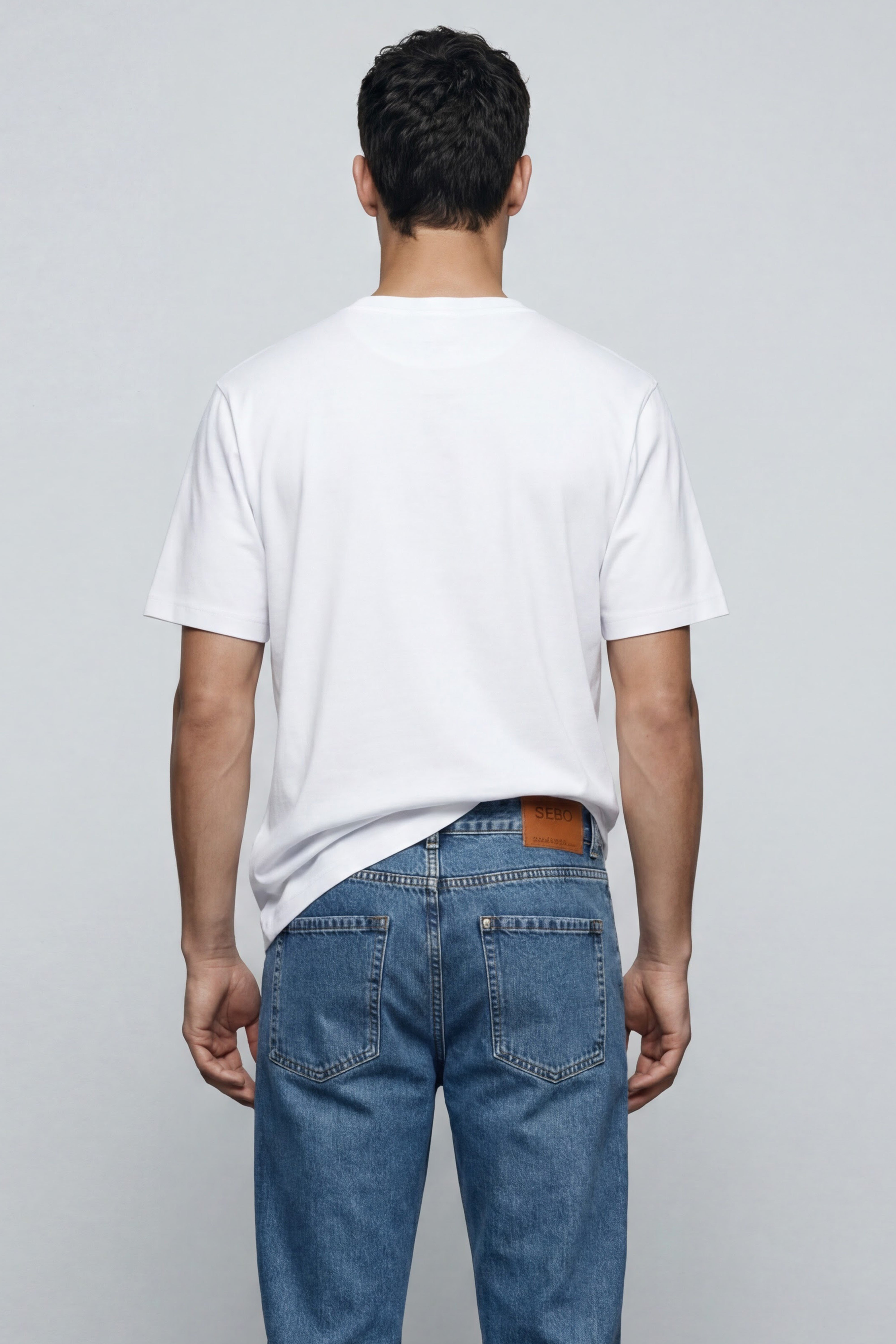 Mid Fit Cotton Blend Tee