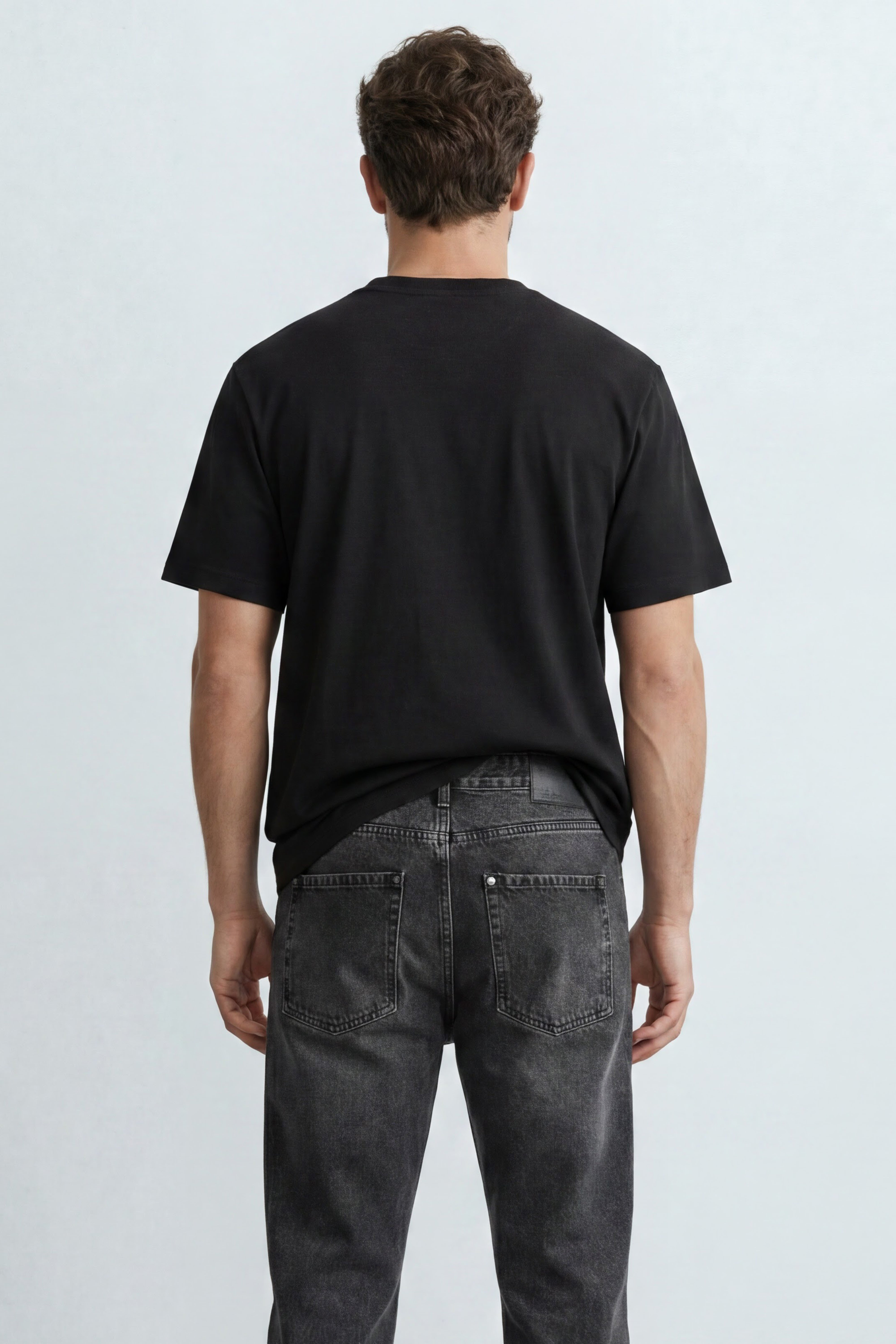 Mid Fit Cotton Blend Tee