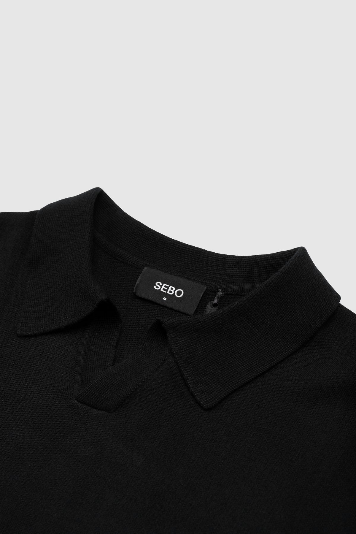 Oversized Knit Polo Shirt