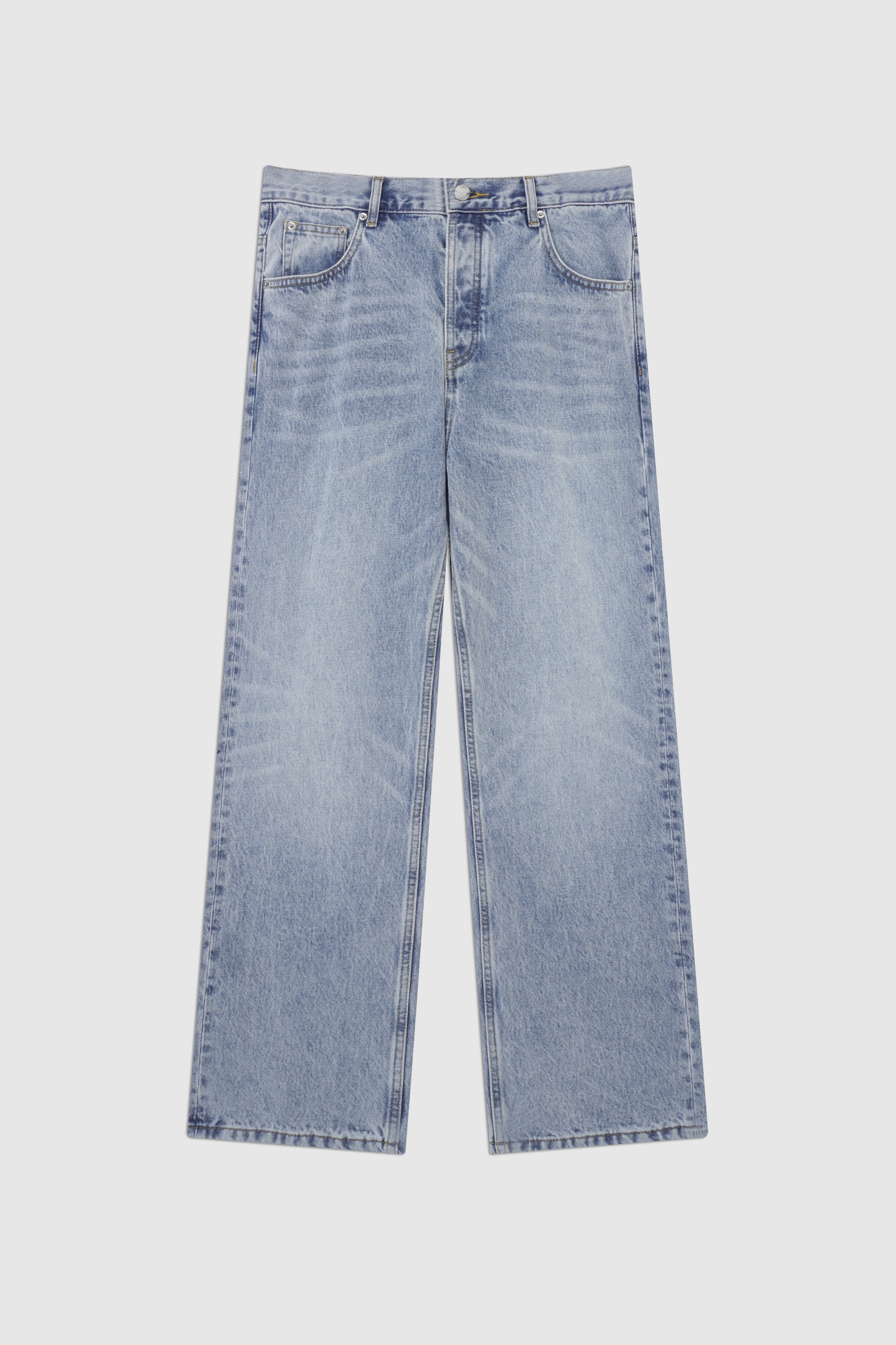 Relaxed Fit Cotton Jeans