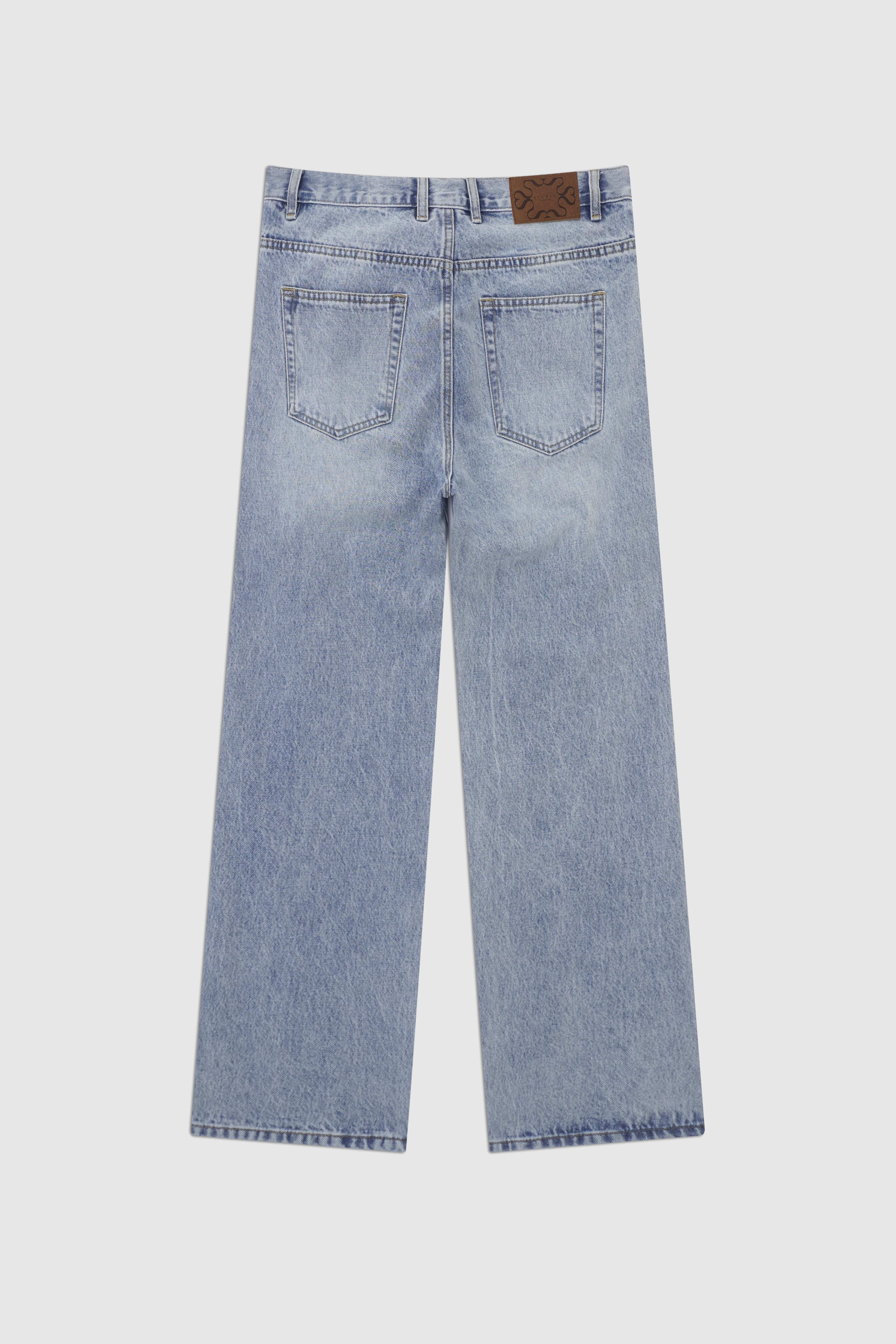 Relaxed Fit Cotton Jeans