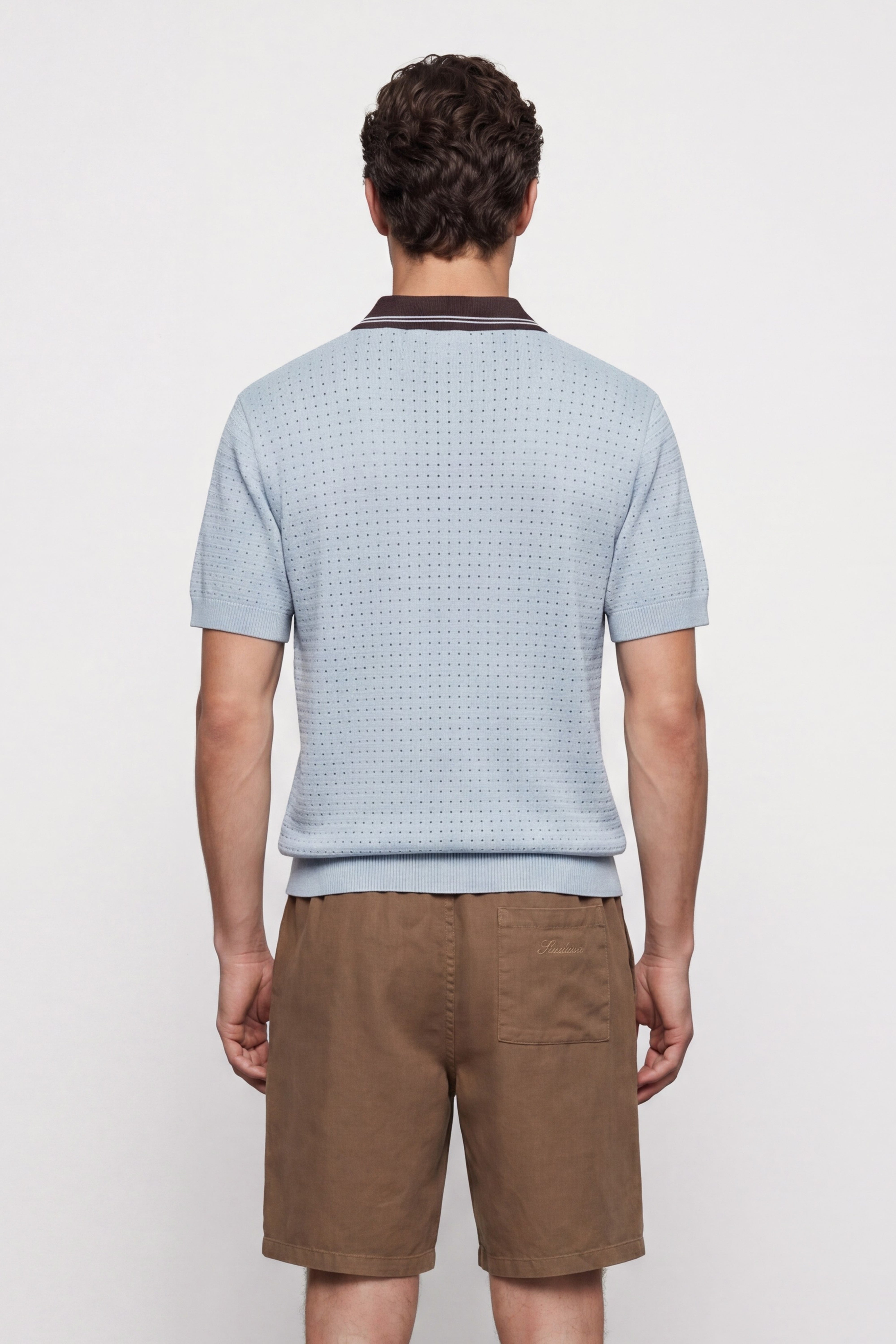 Knitted Polo Shirt