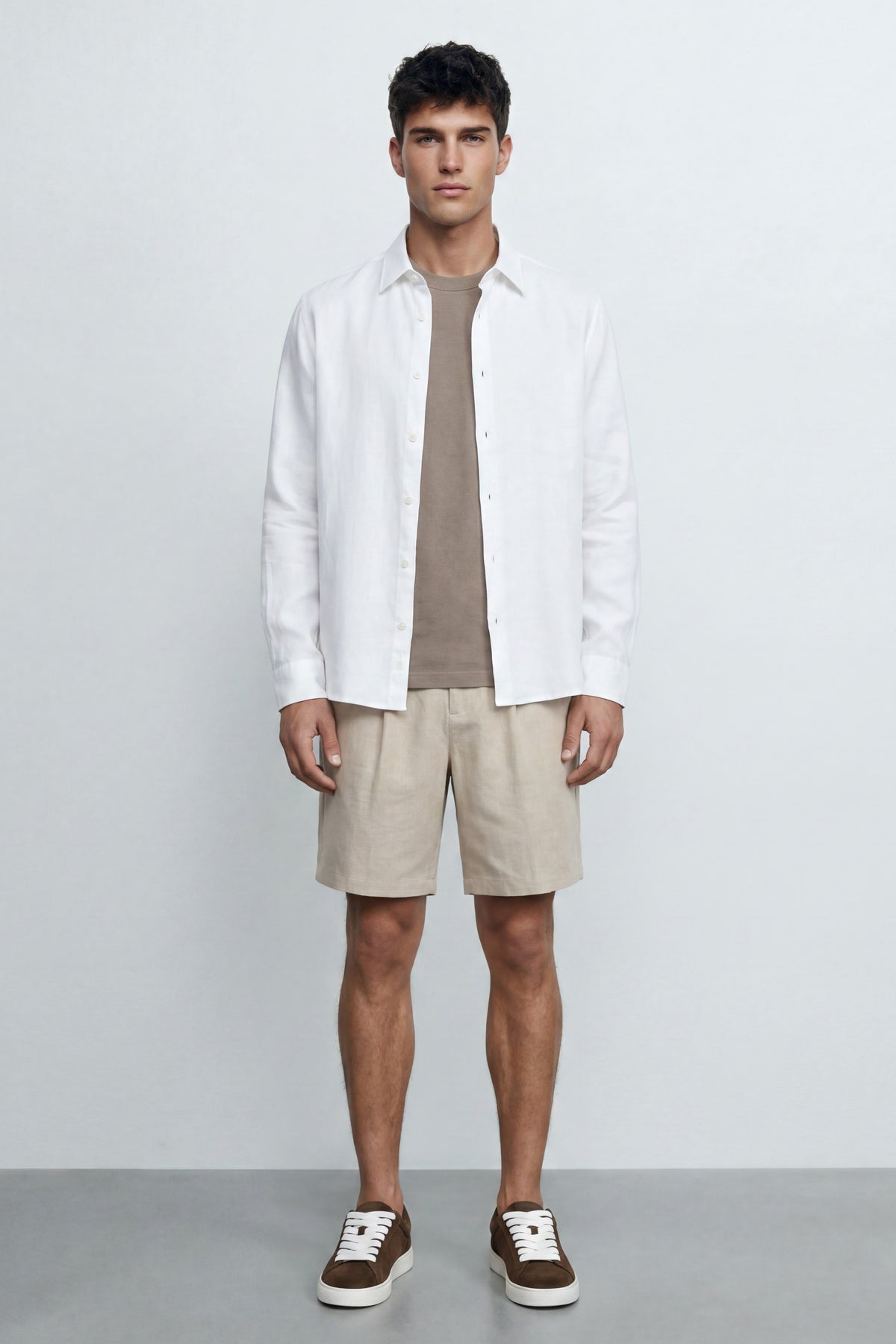 Regular Fit Linen Shirt