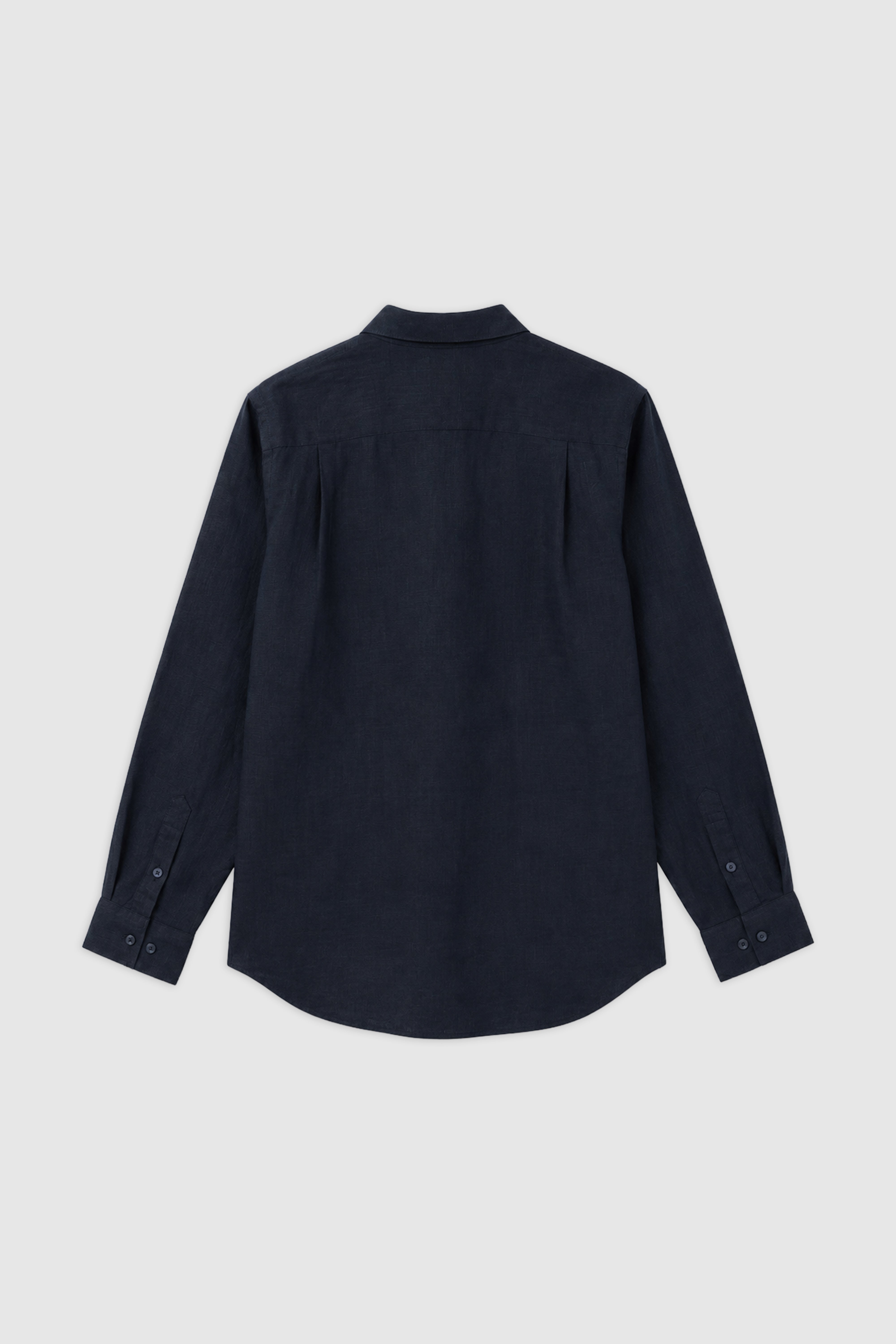Relaxed Fit Linen Long Sleeve Shirt