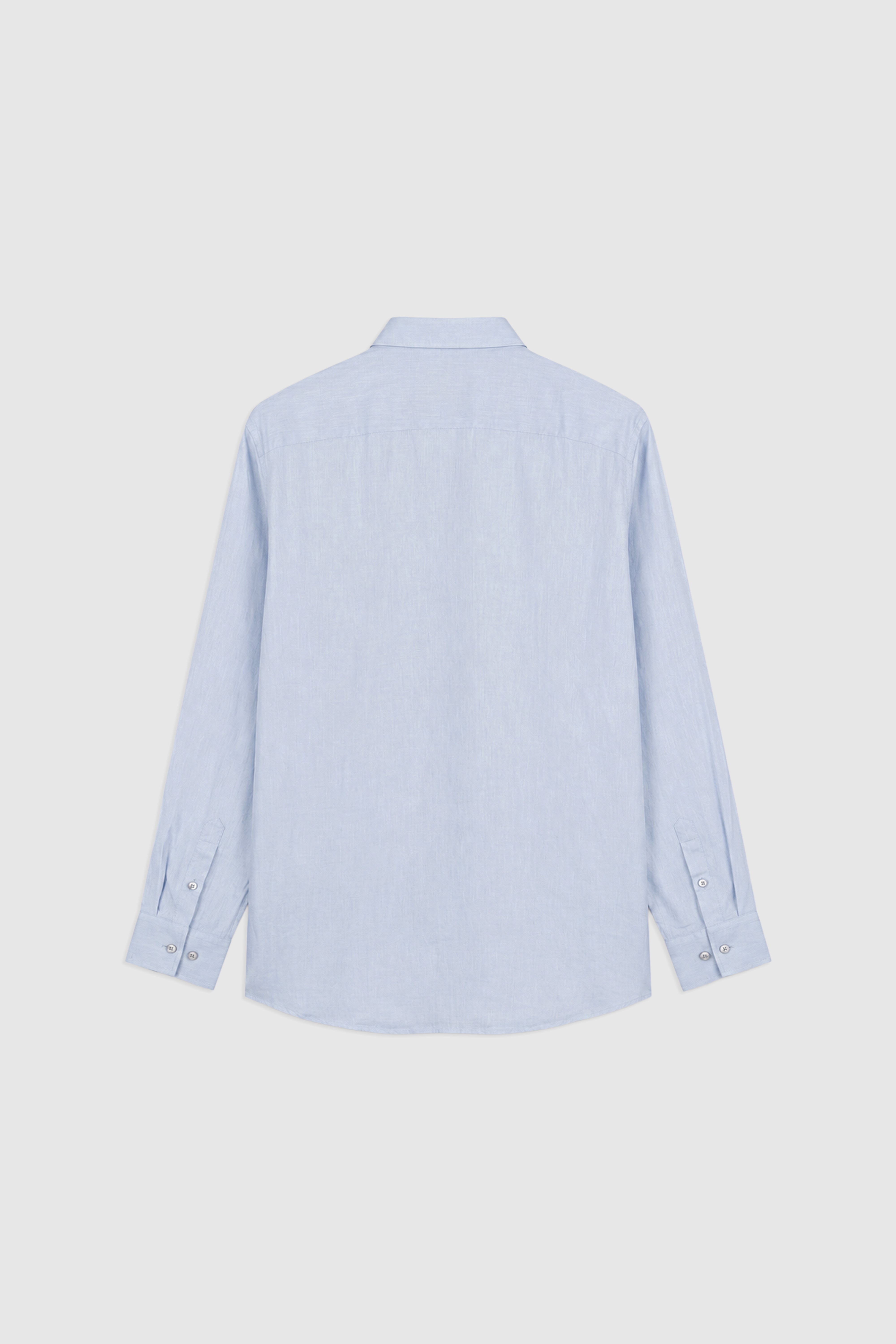 Relaxed Fit Linen Long Sleeve Shirt