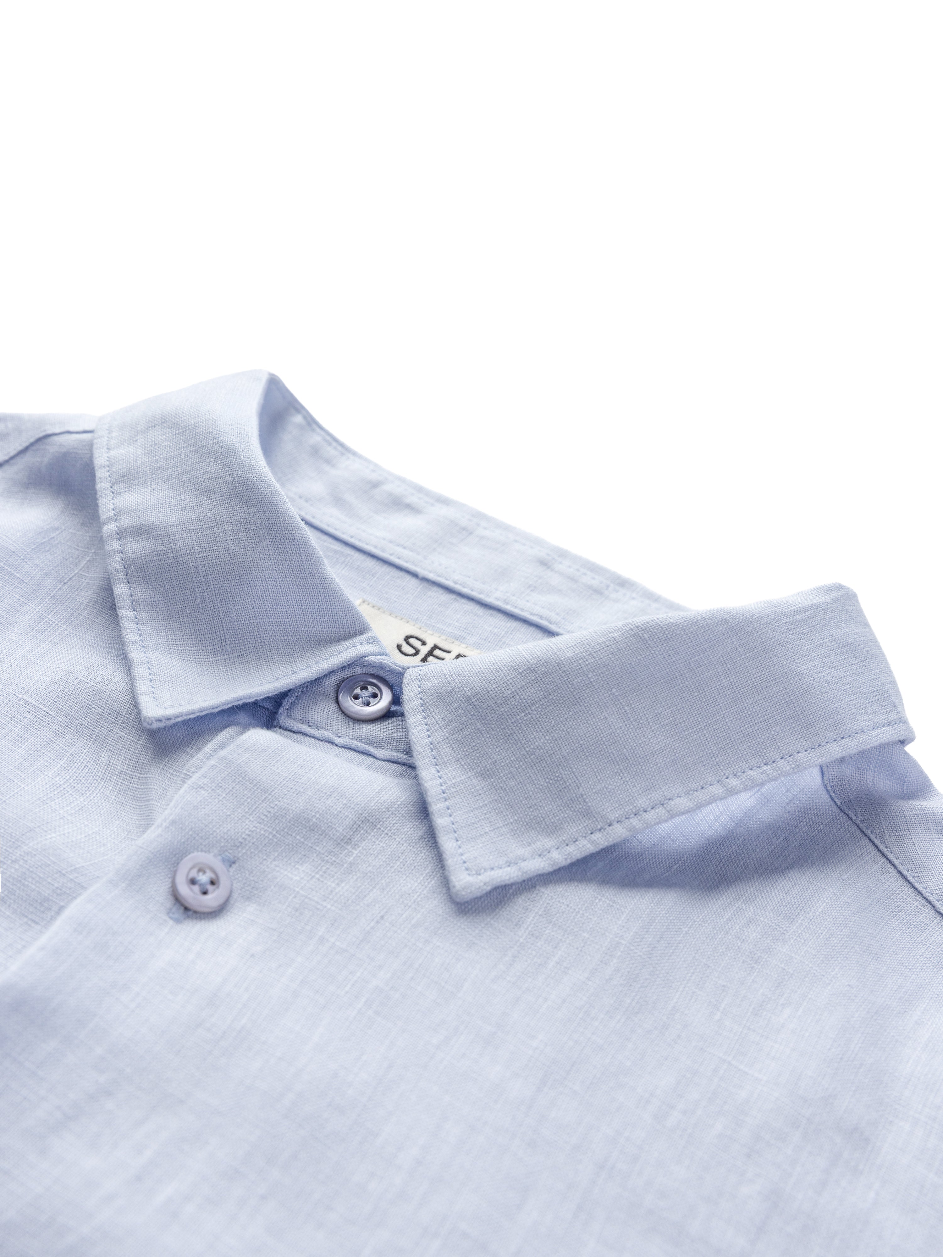Relaxed Fit Linen Long Sleeve Shirt