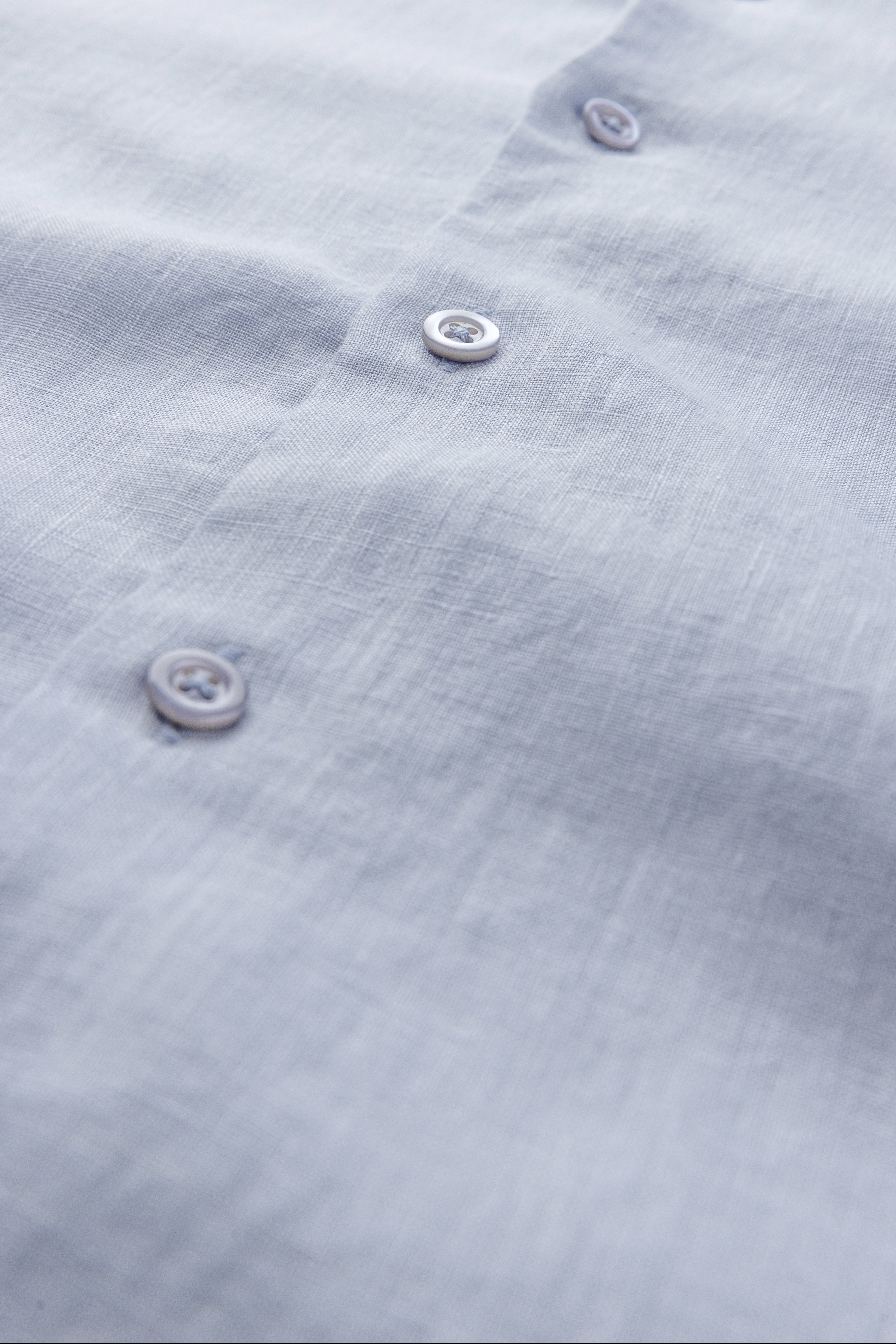 Relaxed Fit Linen Long Sleeve Shirt
