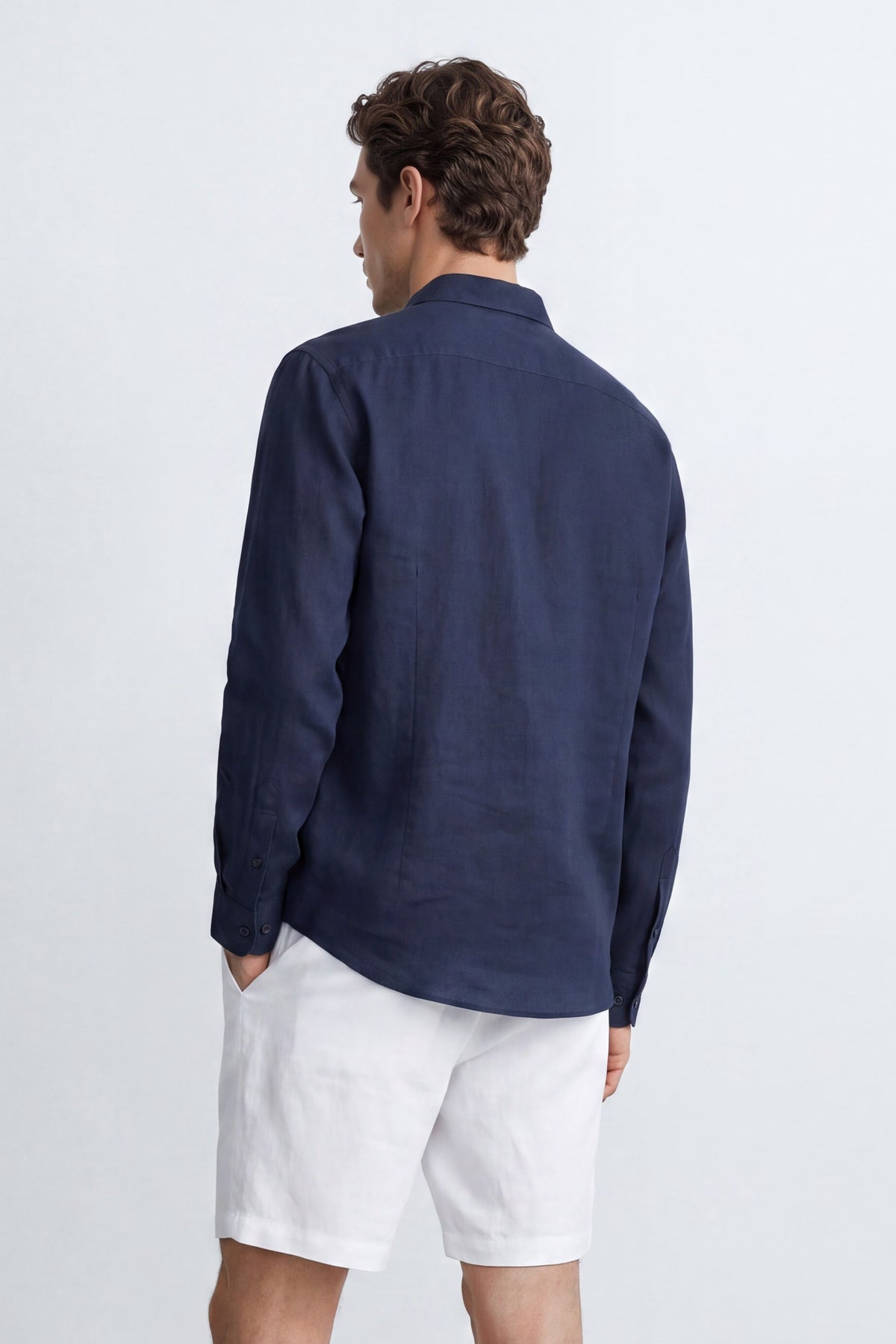 Slim Fit Linen Shirt