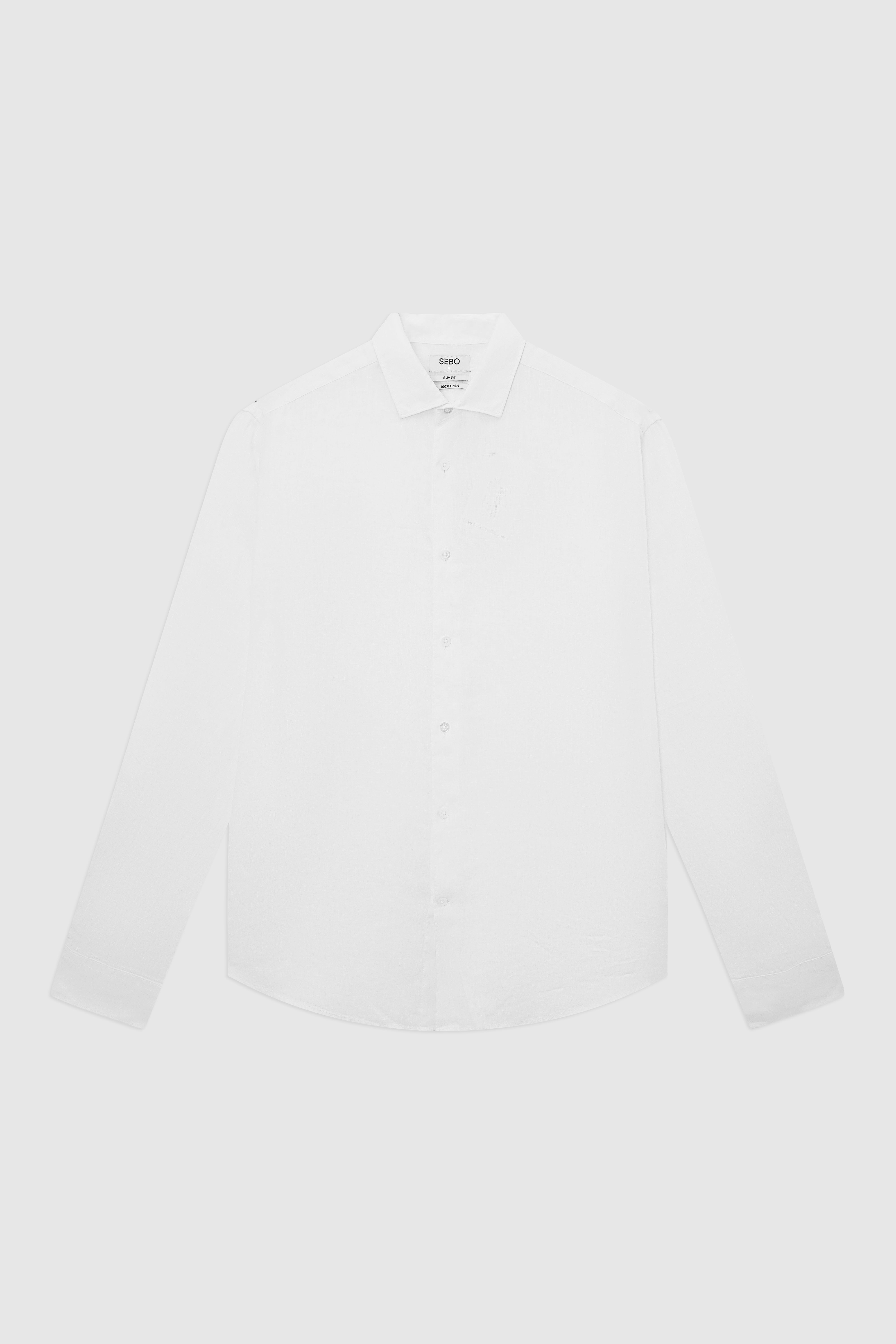 Slim Fit Linen Shirt