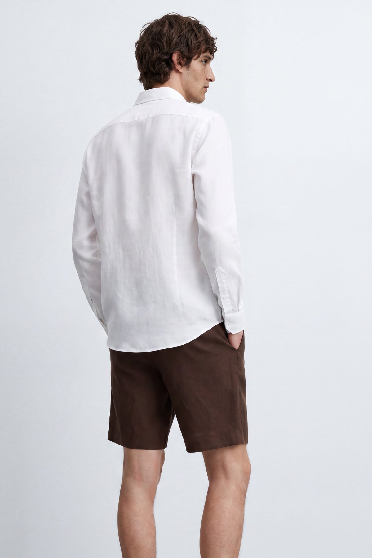 Slim Fit Linen Shirt