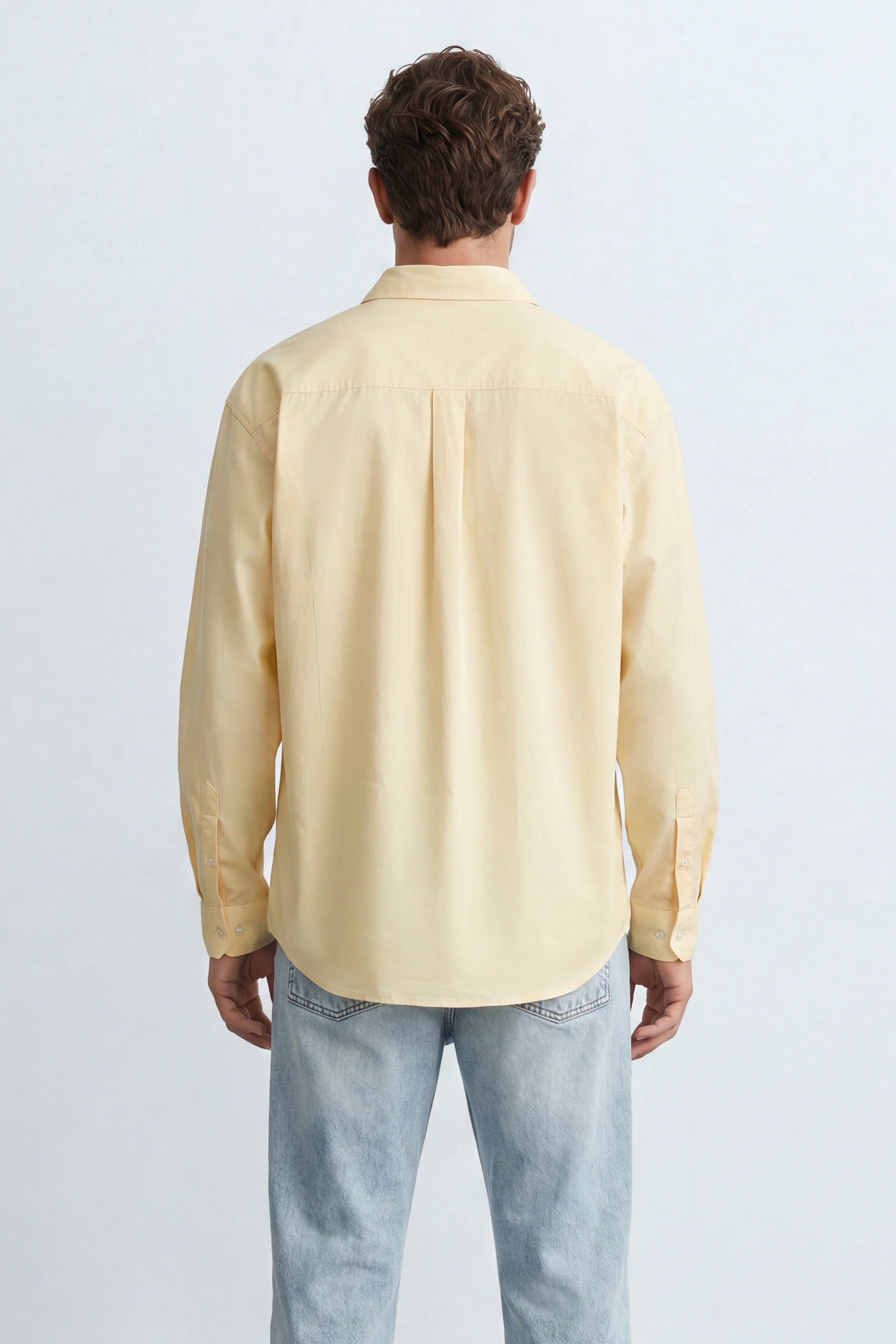 Relaxed Fit Cotton Blend Shirt