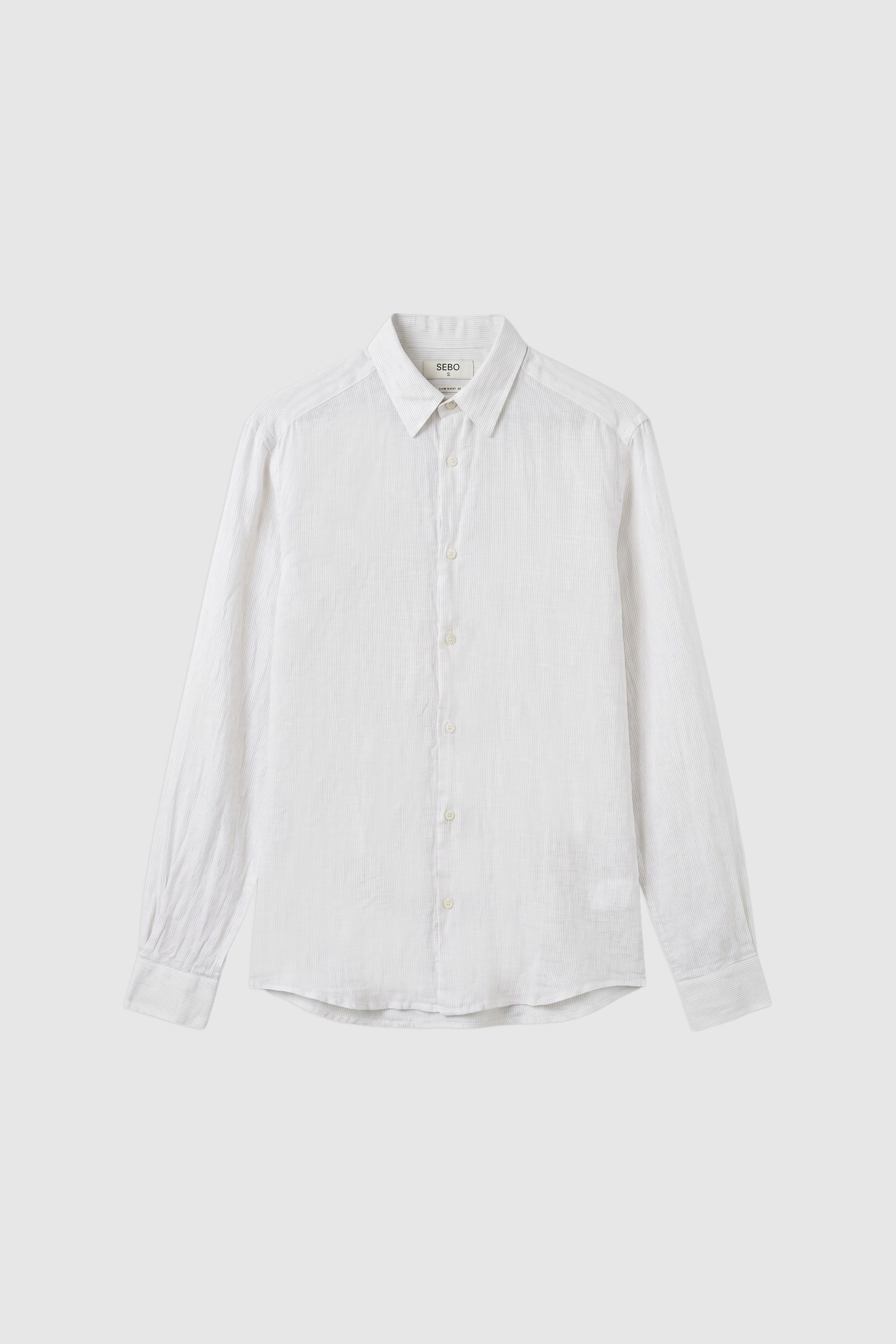 Regular Fit Linen Long Sleeve Shirt