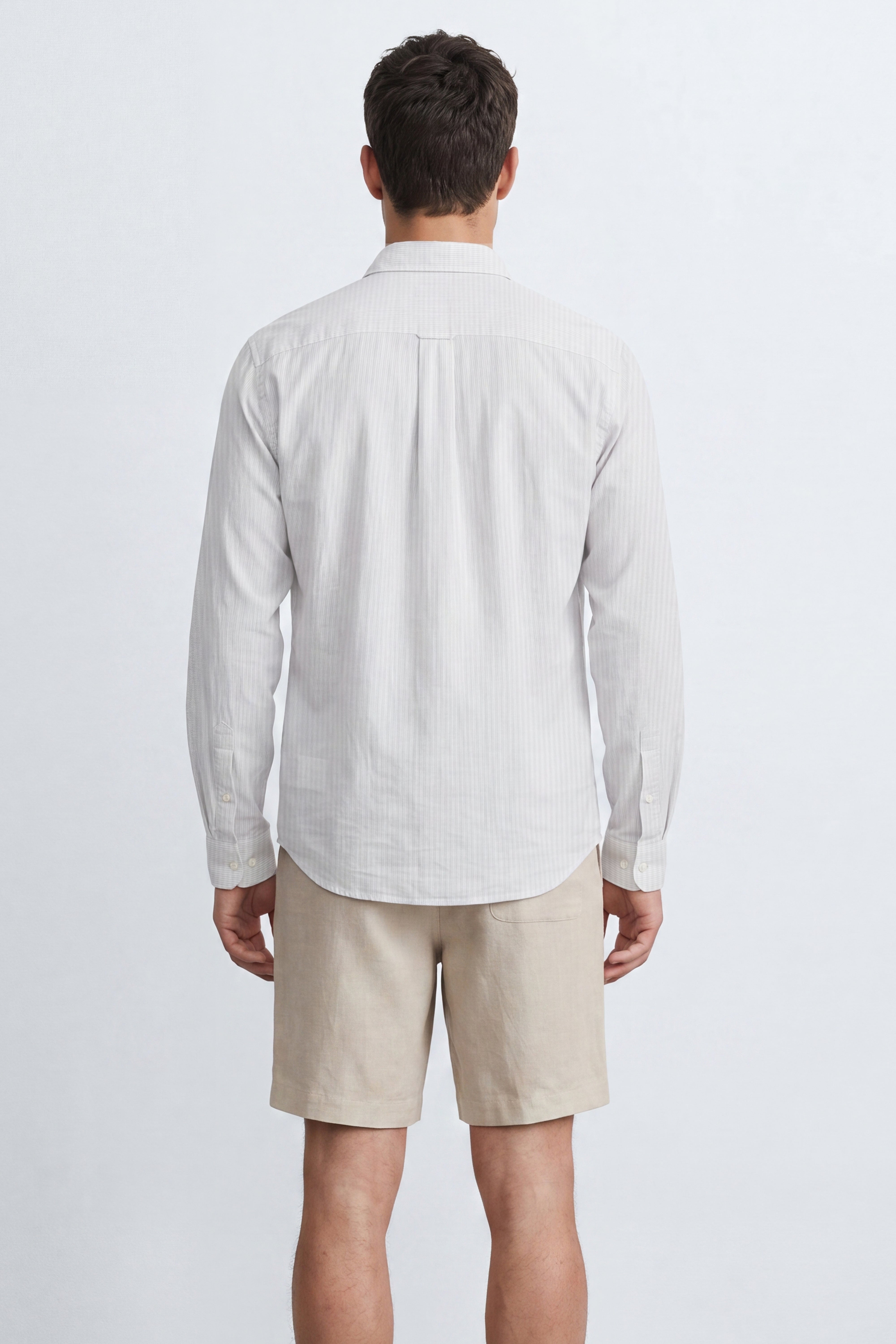 Regular Fit Linen Long Sleeve Shirt
