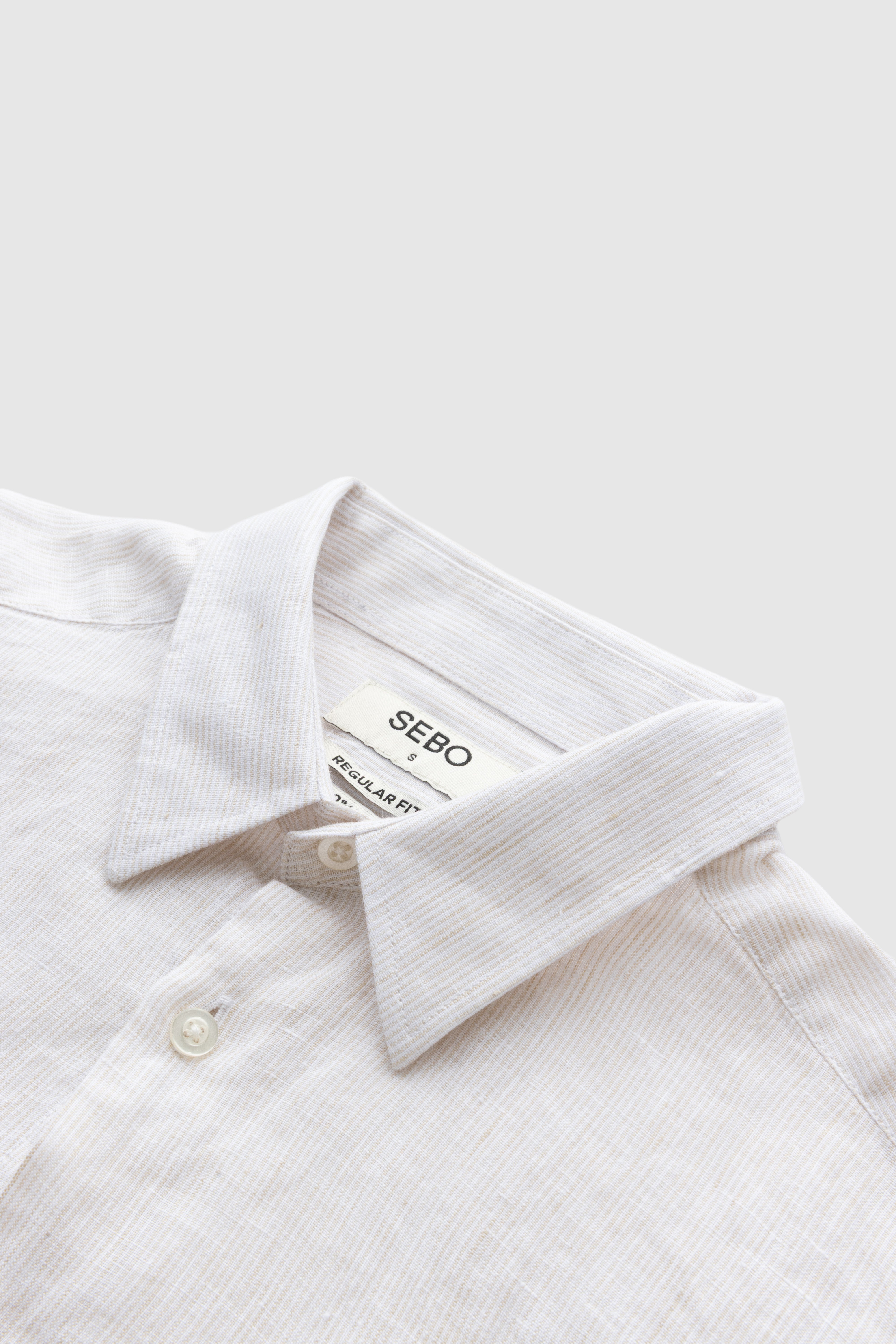 Regular Fit Linen Long Sleeve Shirt