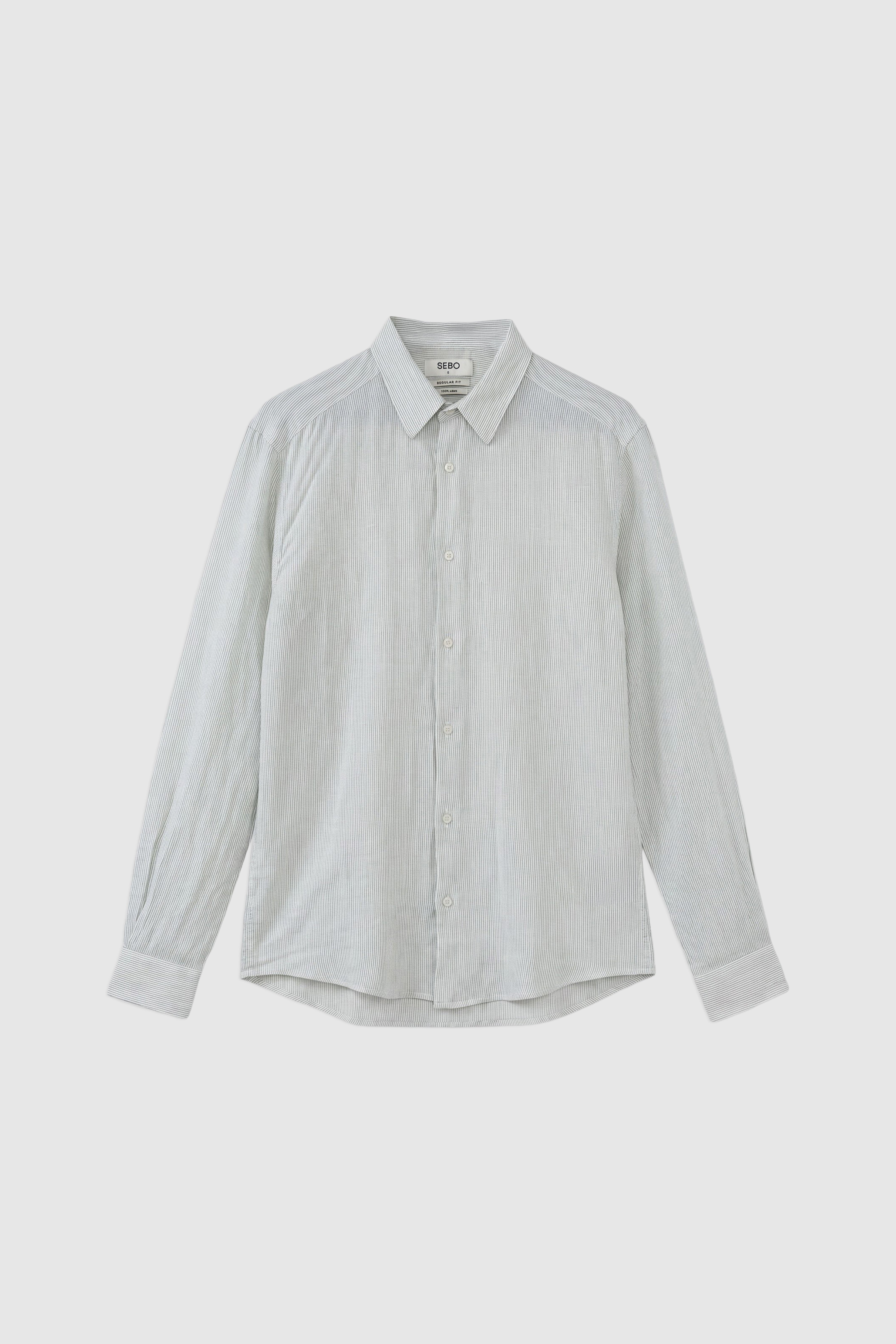 Regular Fit Linen Long Sleeve Shirt