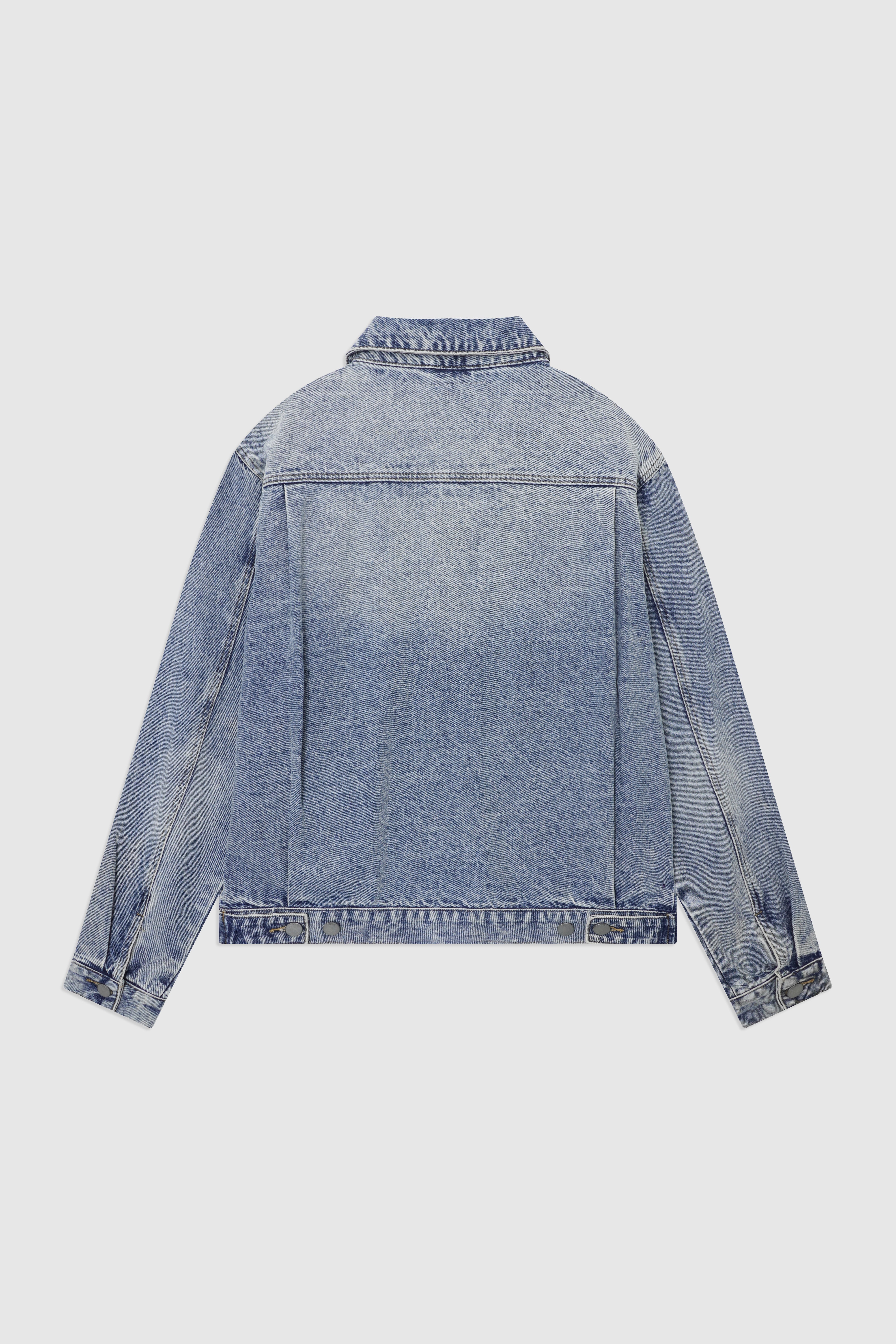 Oversized Crop Denim Jacket