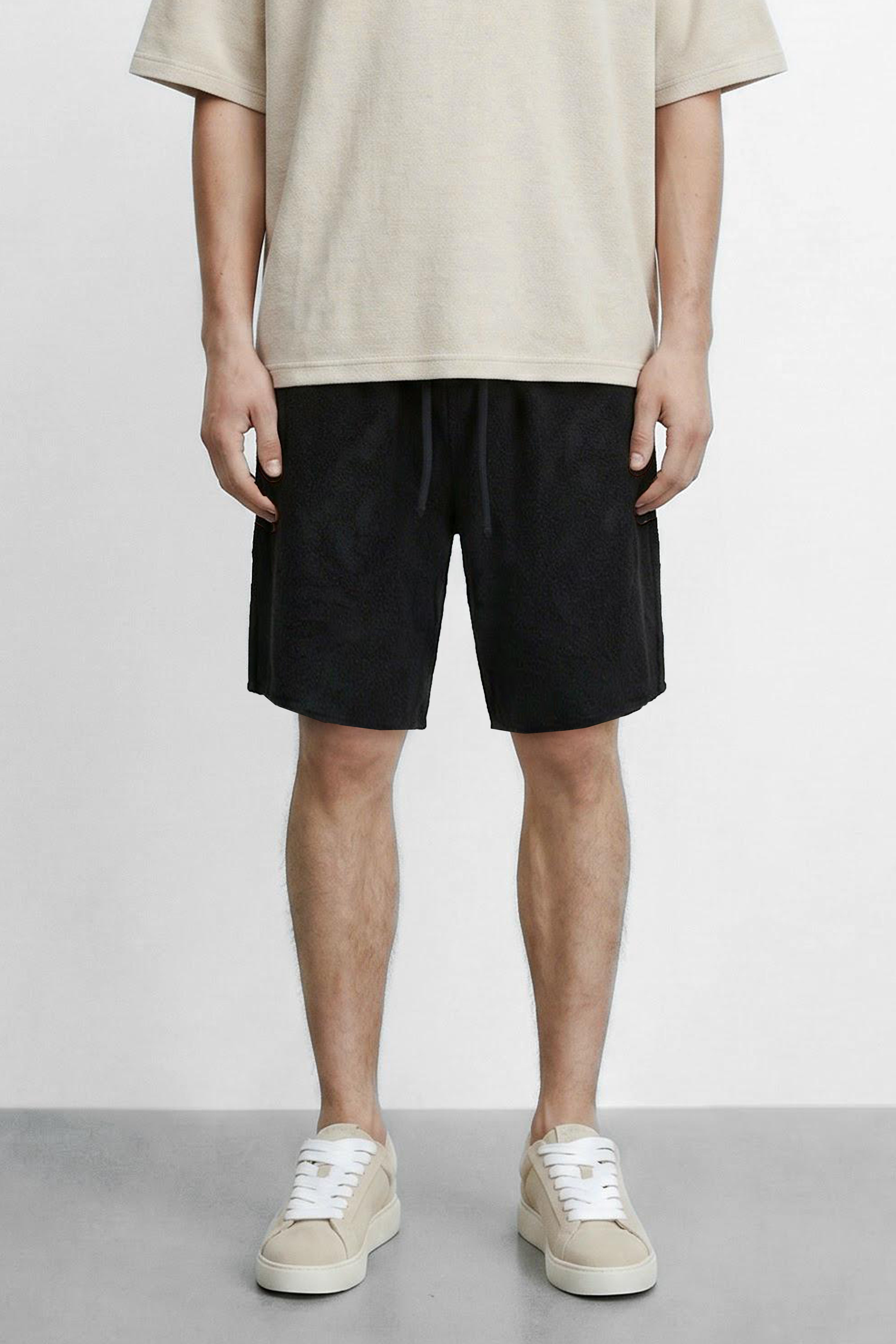 Textured Relaxed Shorts