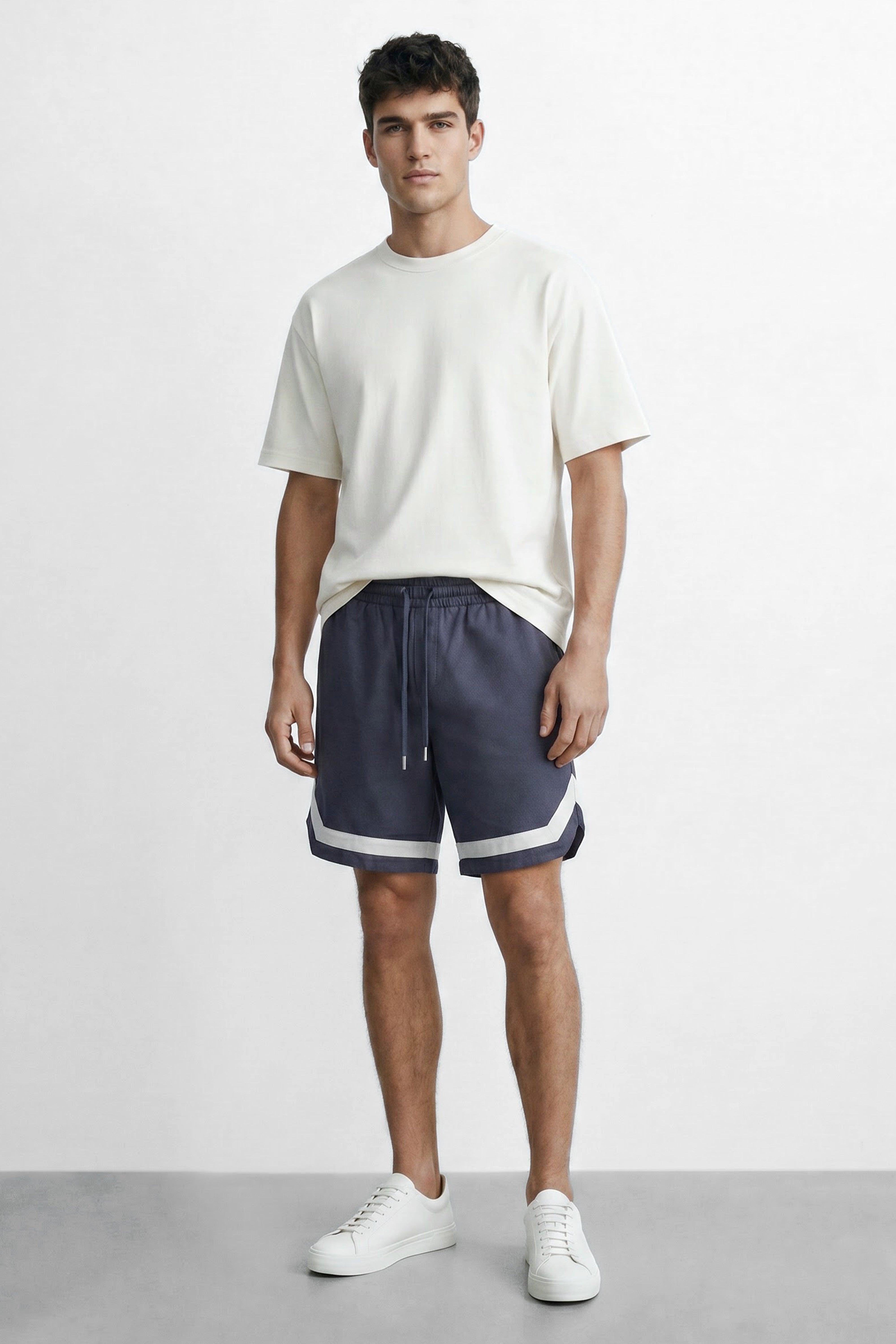 Oversized Cotton Bermuda