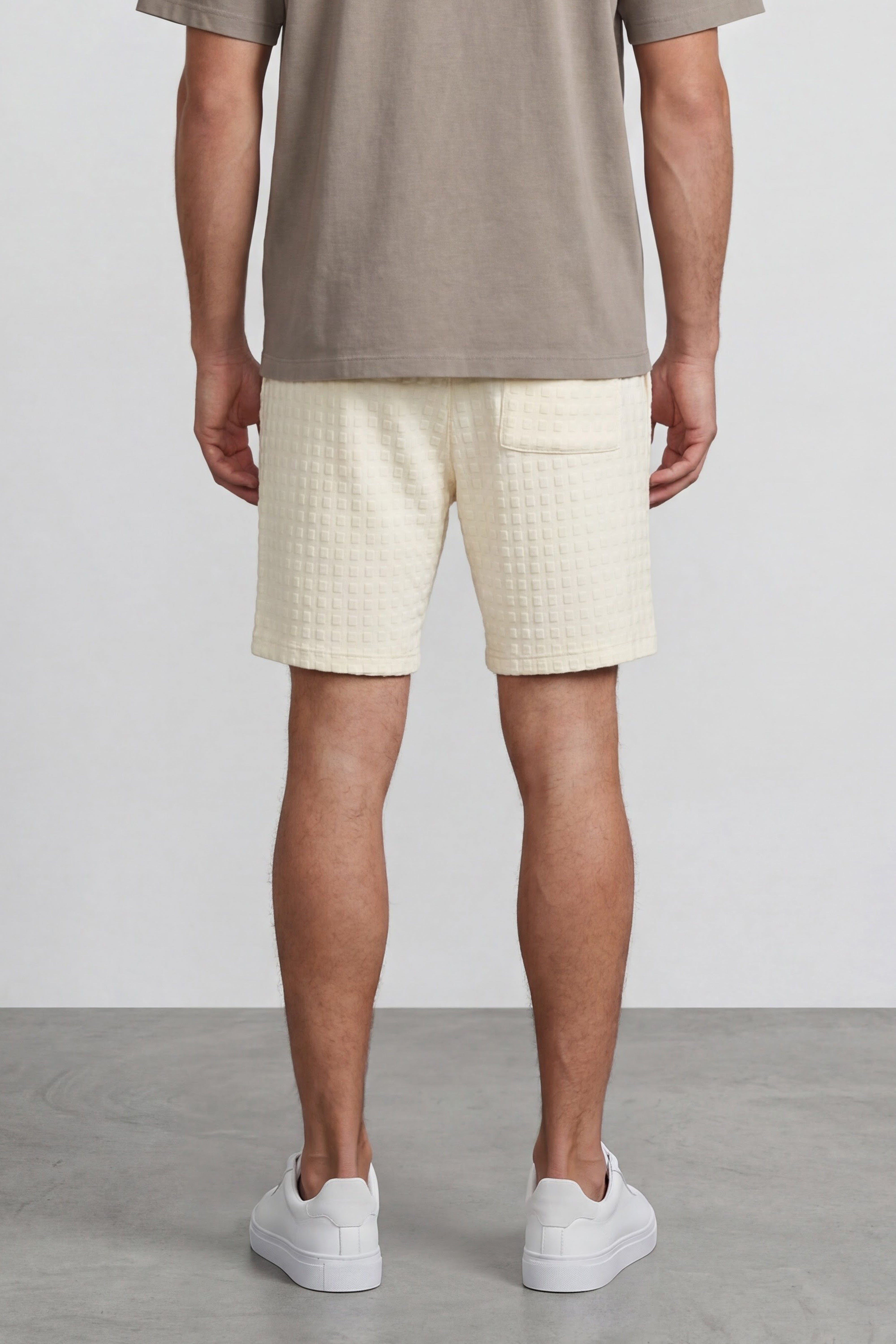 Waffle Cotton Bermuda