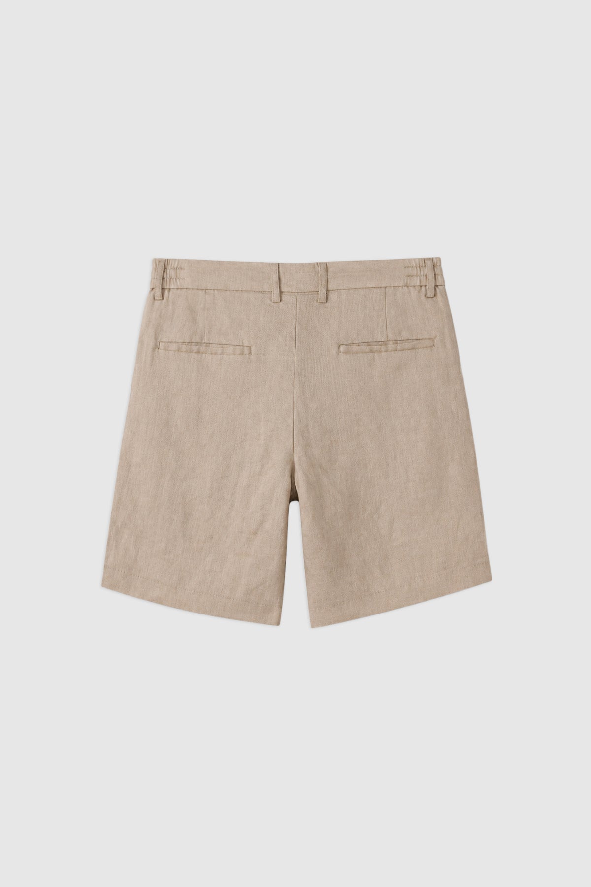 Slim Fit Linen Bermuda