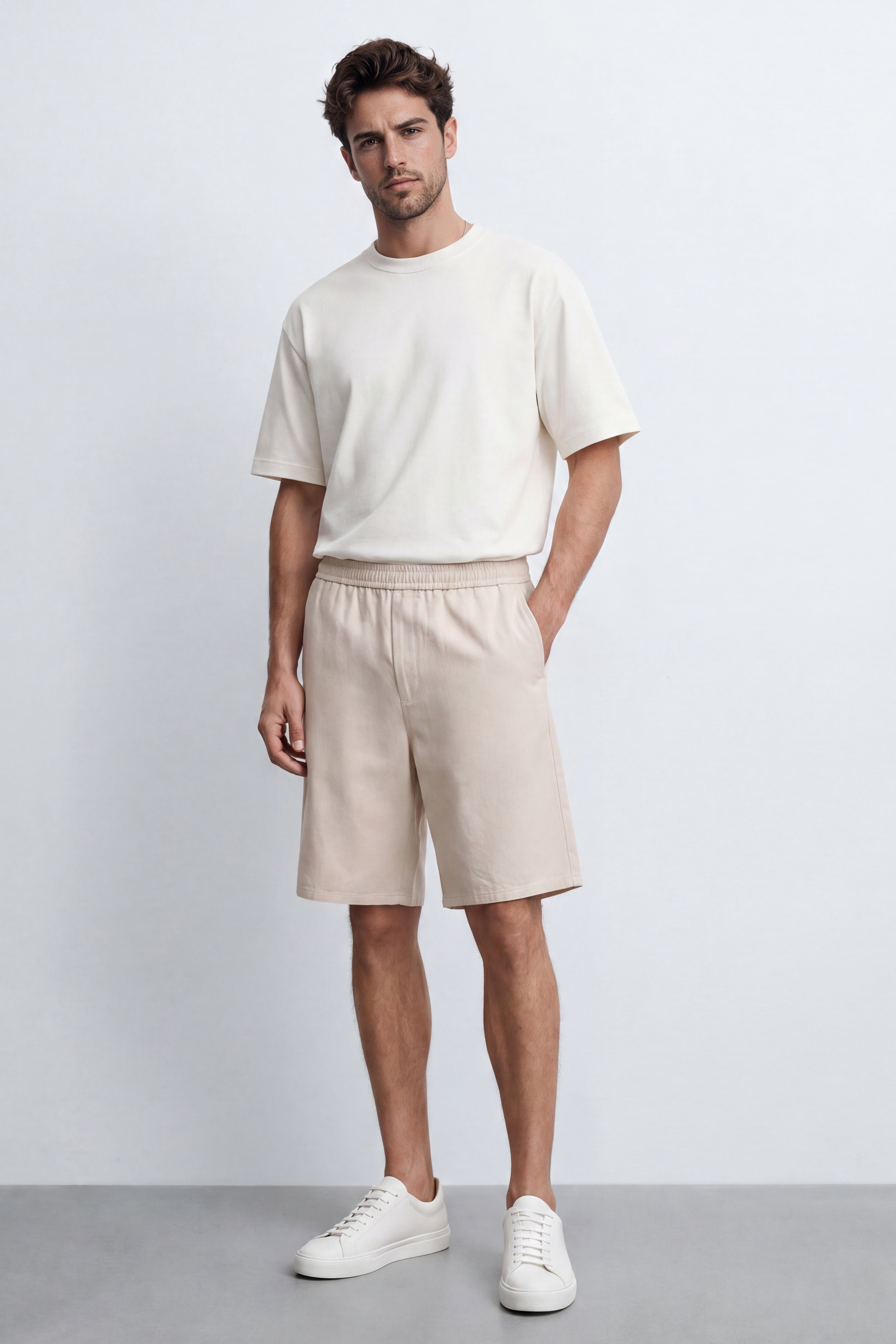 Cotton Bermuda Shorts