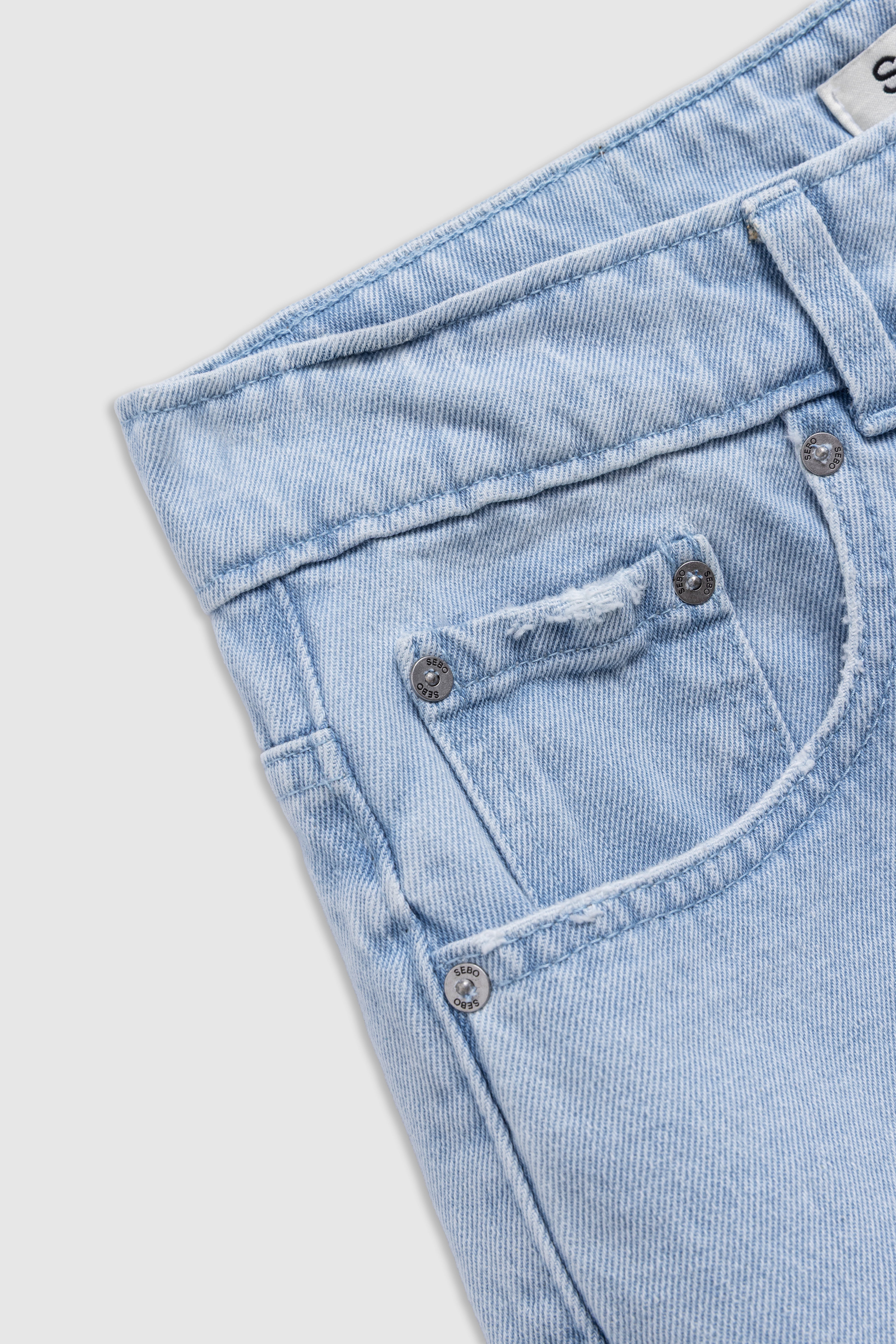Denim Bermuda Shorts