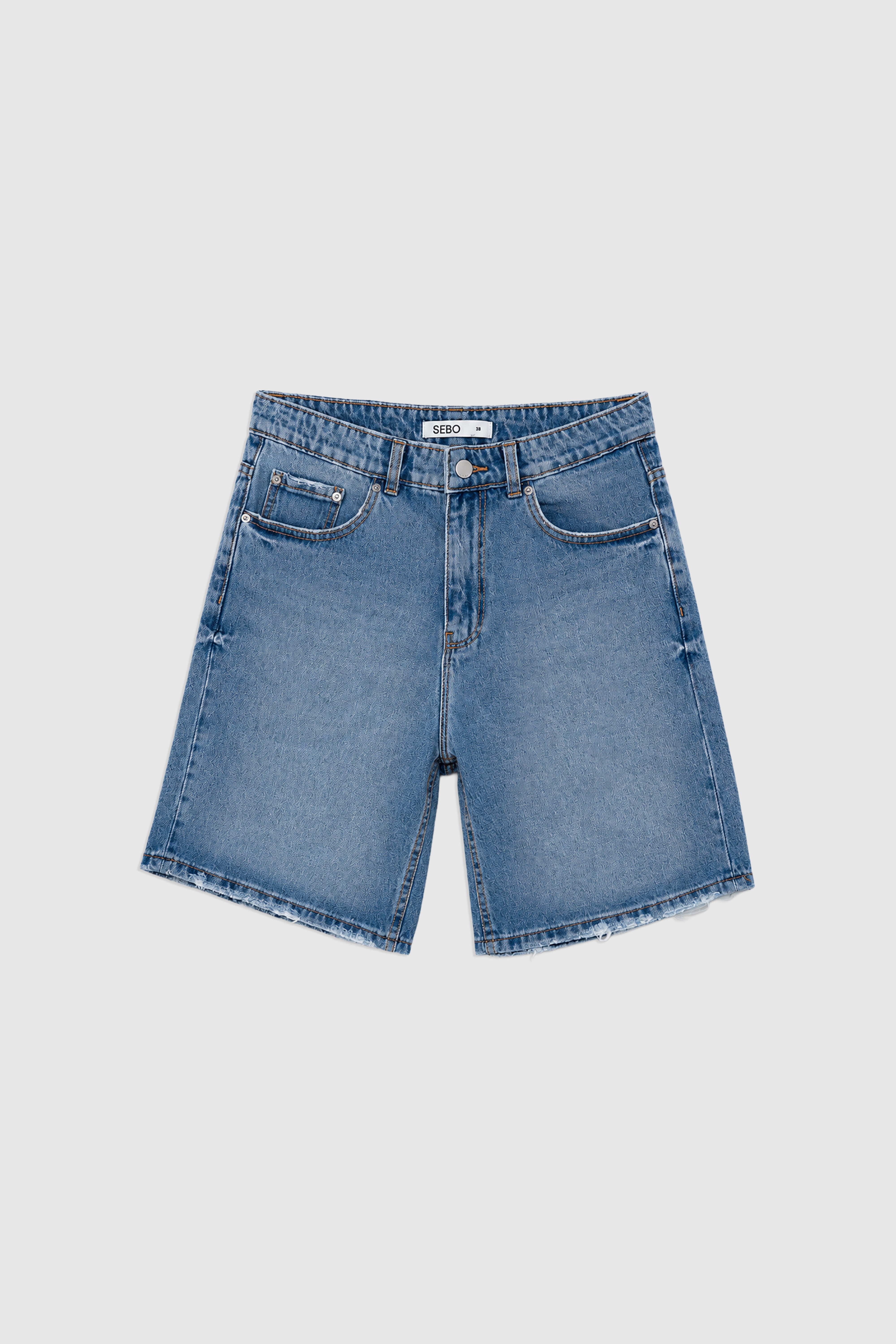 Denim Bermuda Shorts