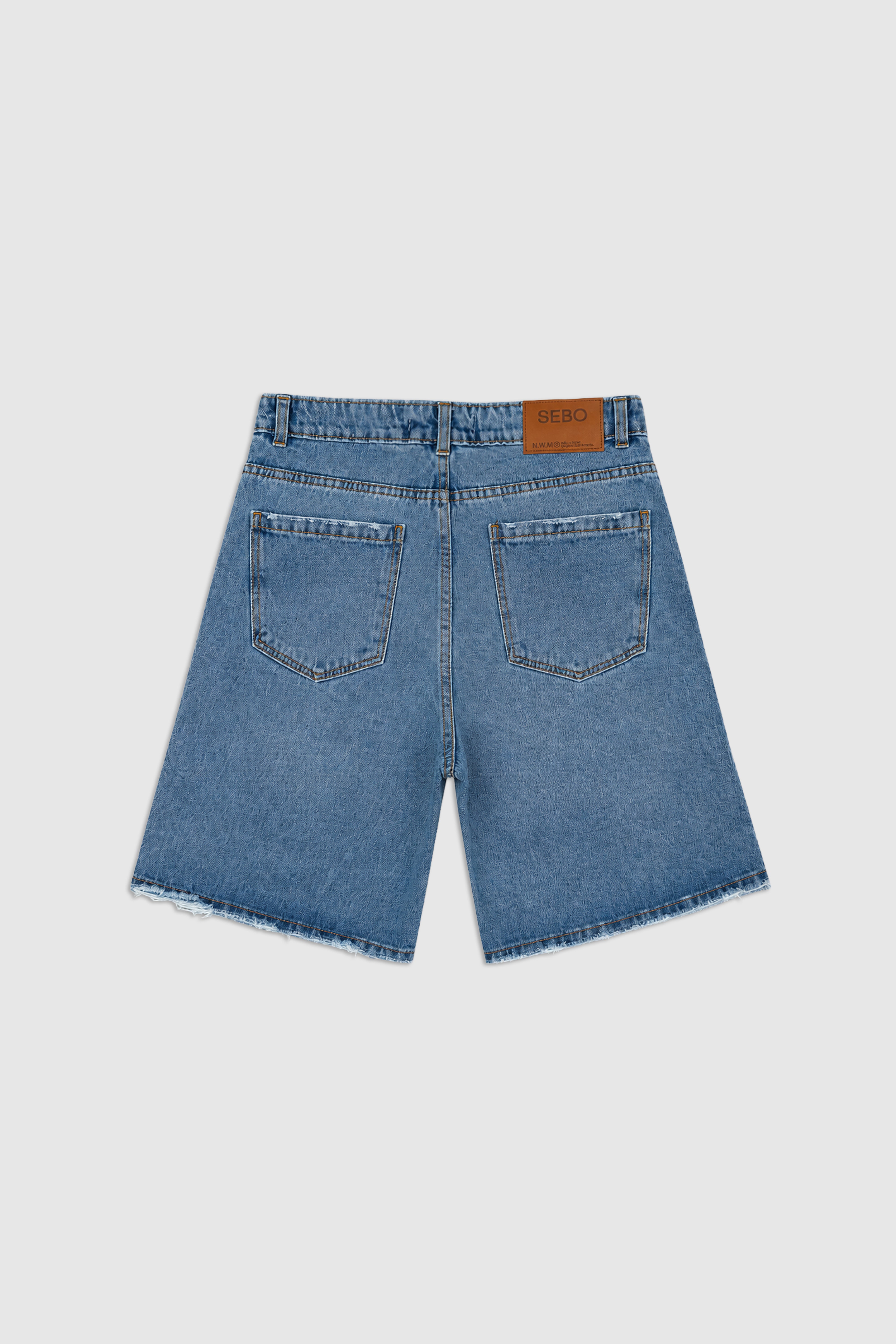 Denim Bermuda Shorts