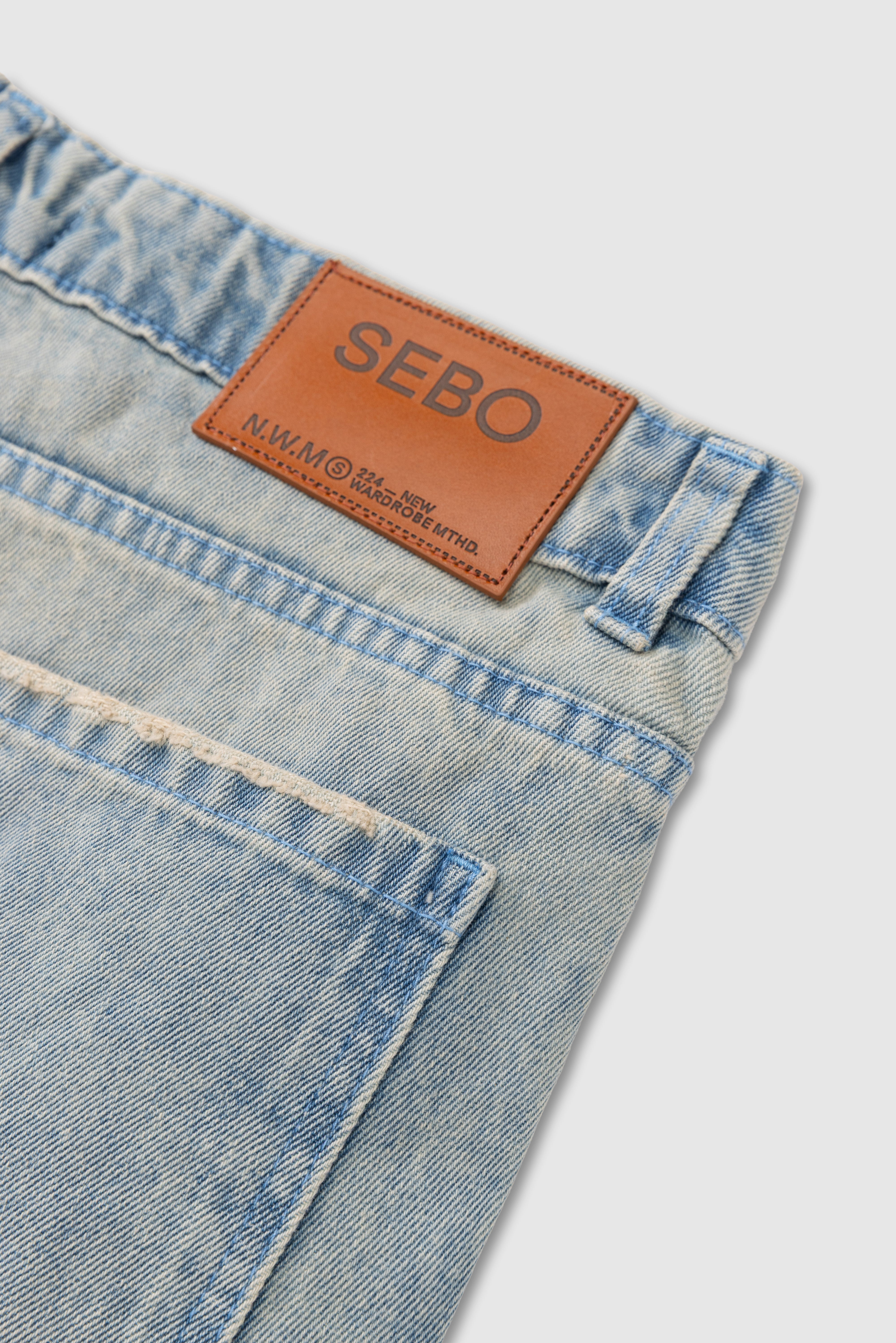 Cotton Denim Bermuda