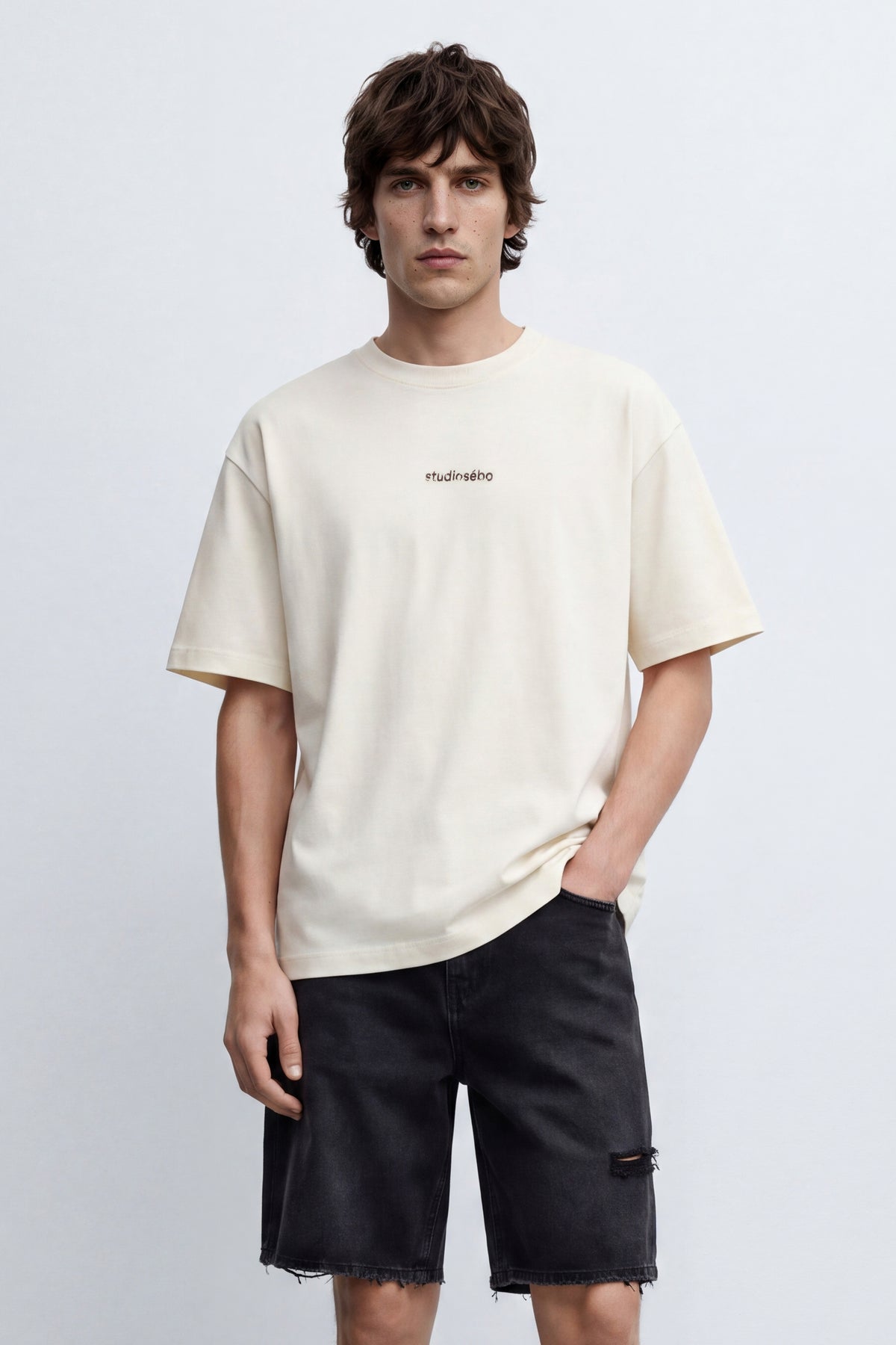 Cotton Denim Bermuda