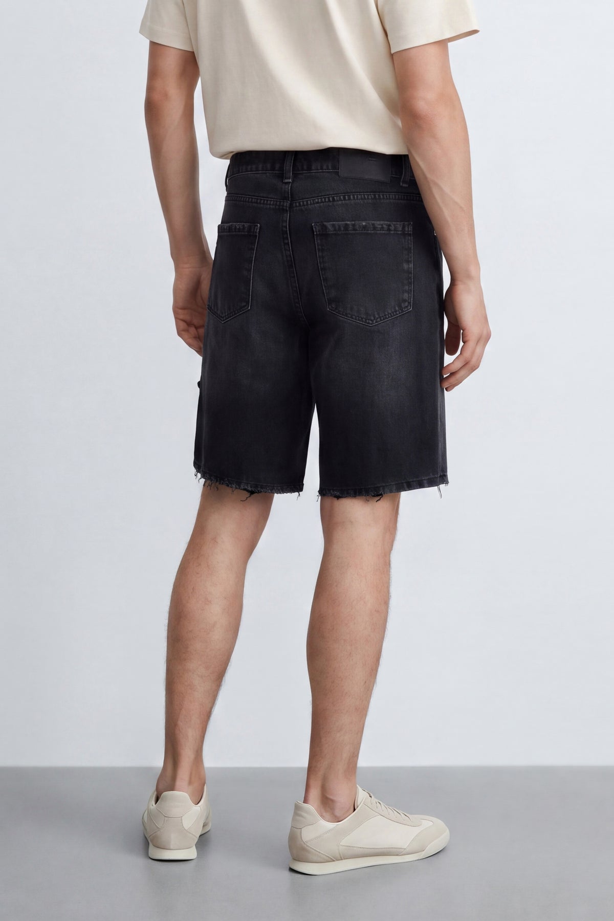 Cotton Denim Bermuda