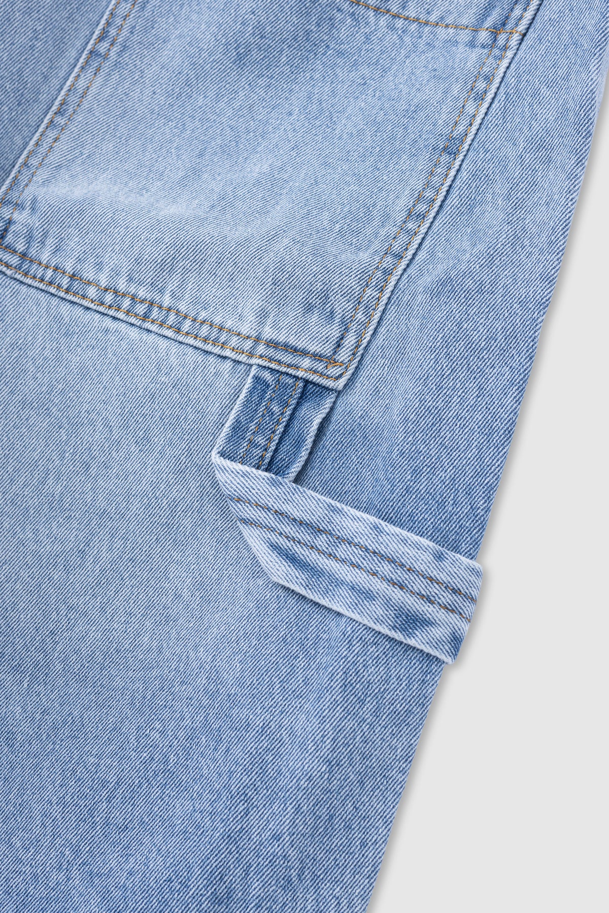 Baggy Fit Denim Bermuda