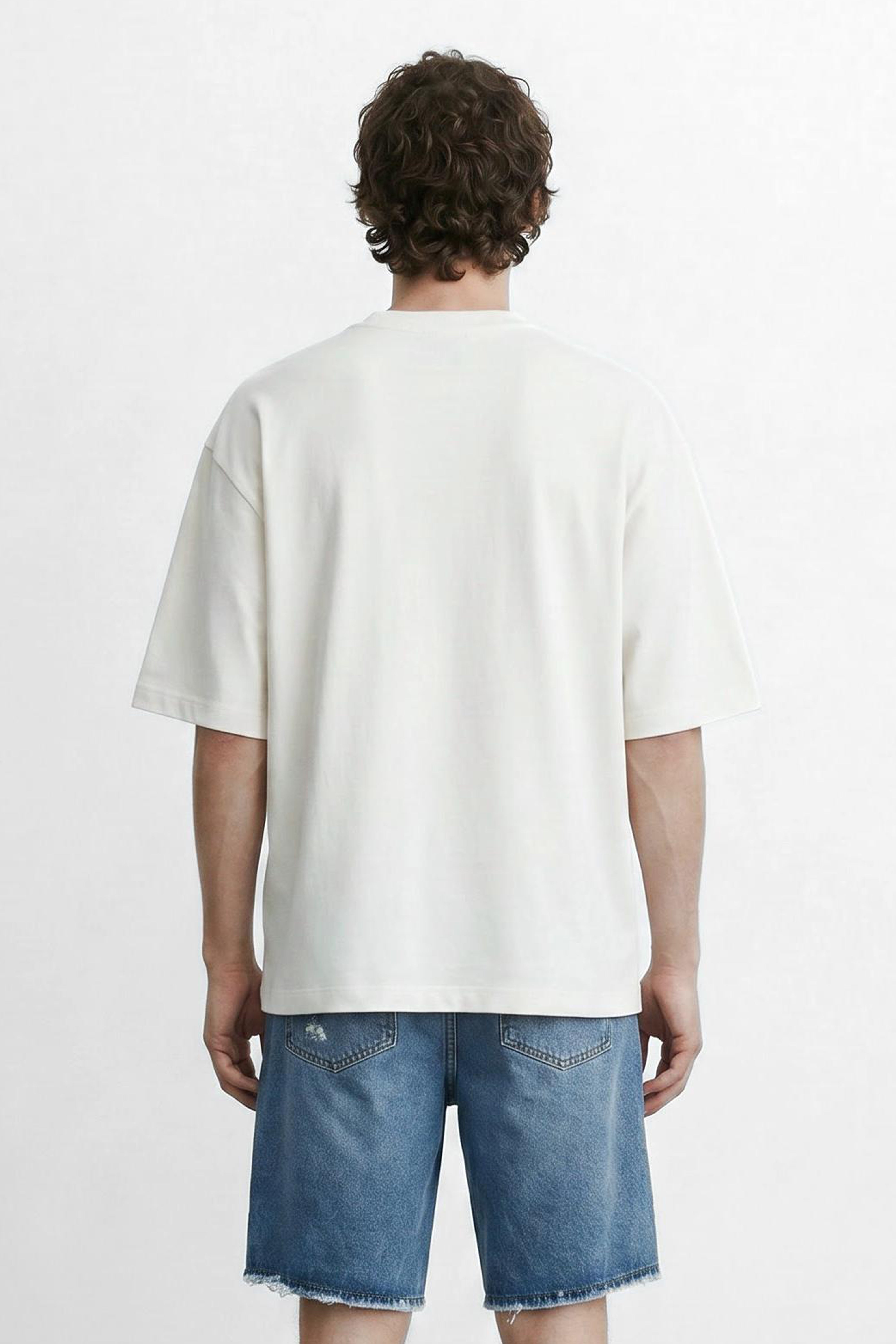 Oversized Plain Cotton T-Shirt