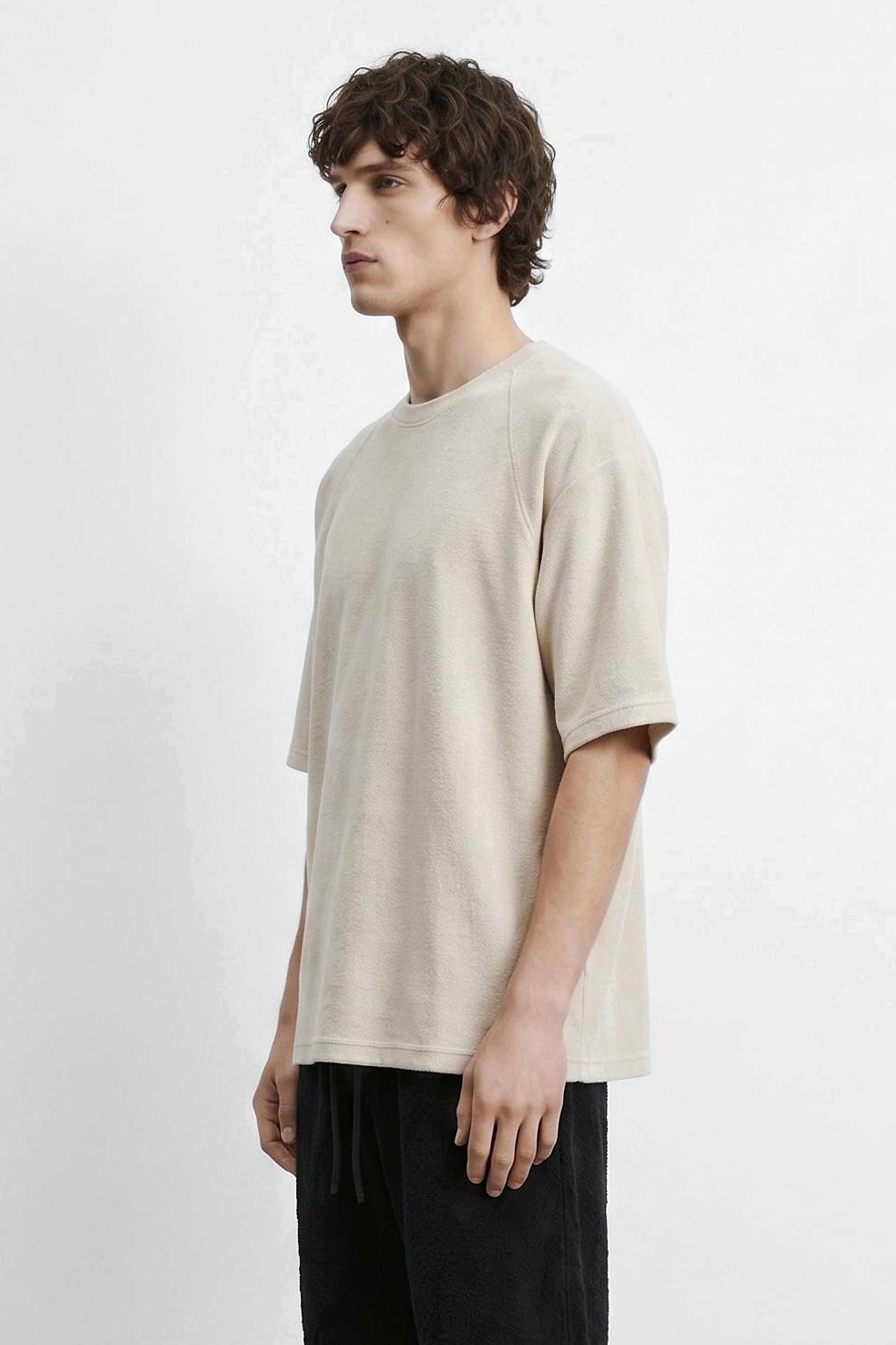 Oversized Plain Cotton T-Shirt